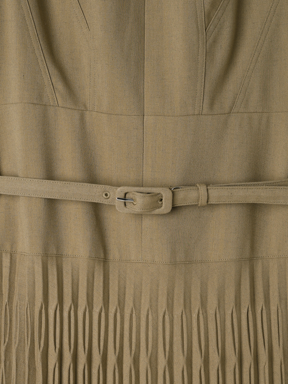 Shell Pleats Dress