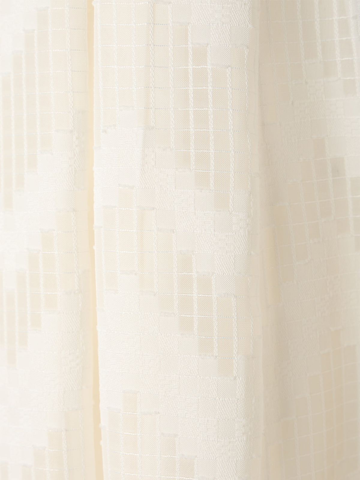 Cut jacquard sheer Dress
