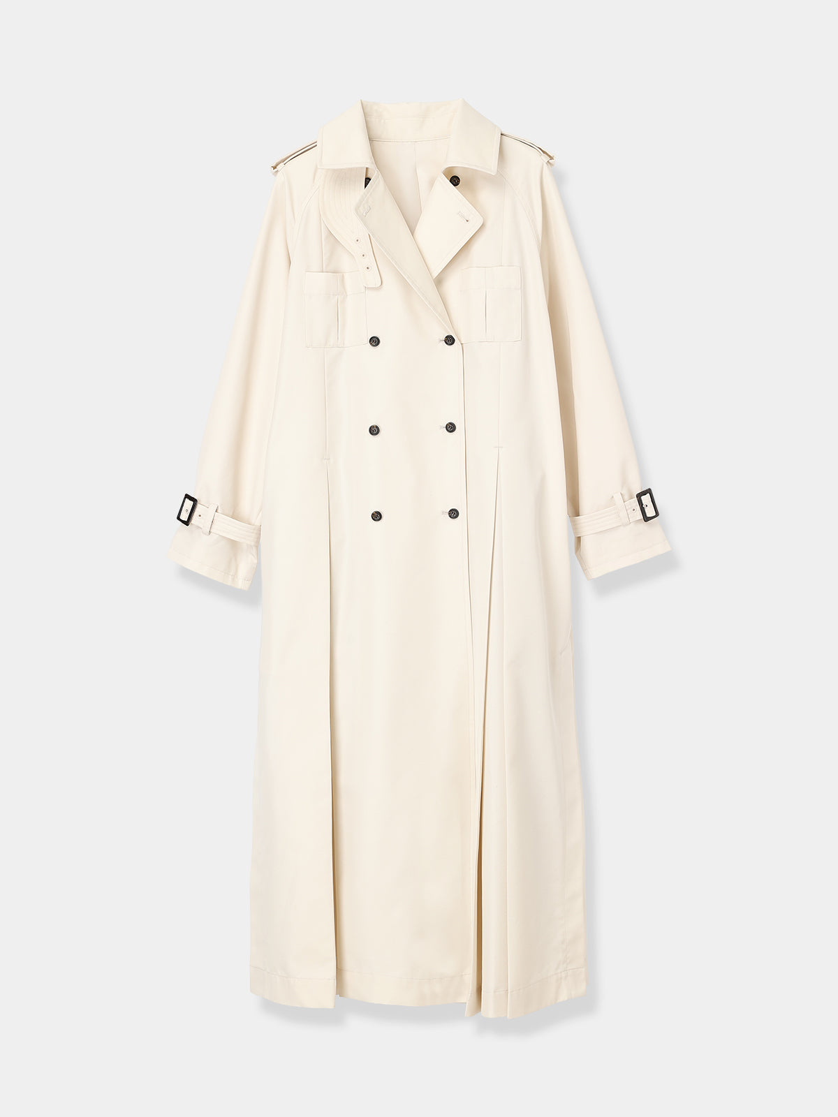 Belted Flare Trench Coat