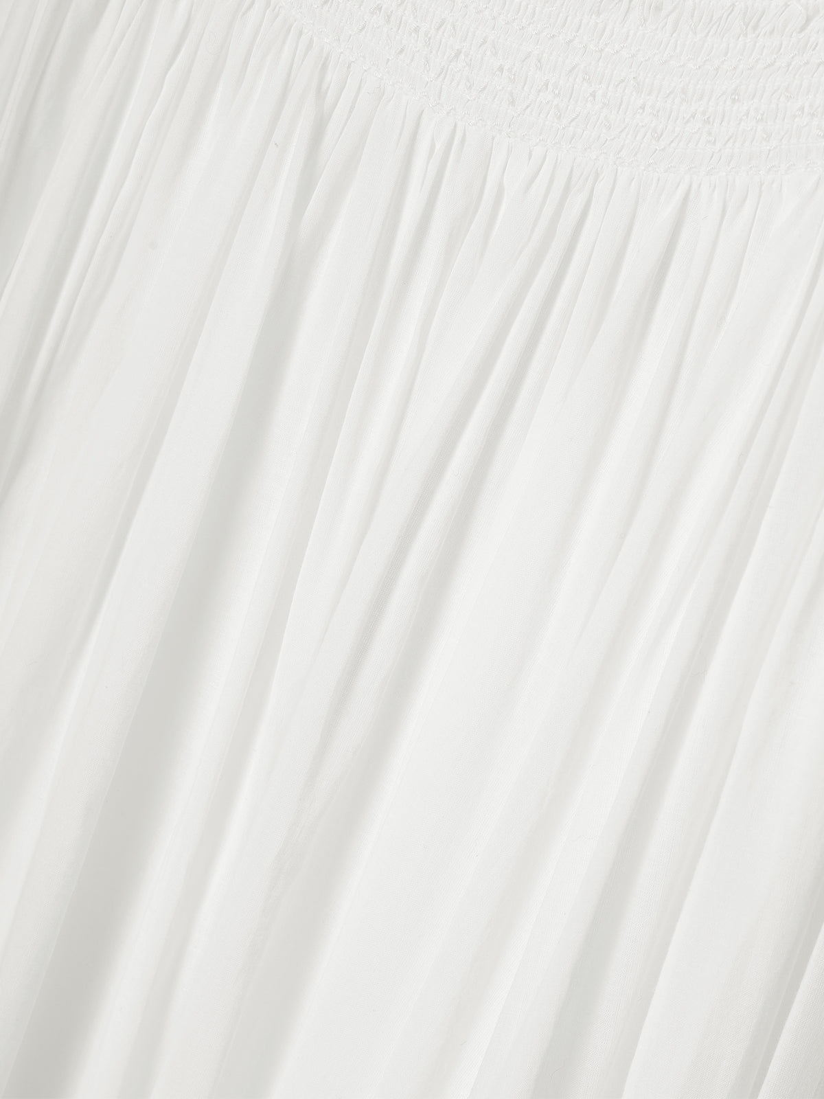 Smocking Lace Volume Dress