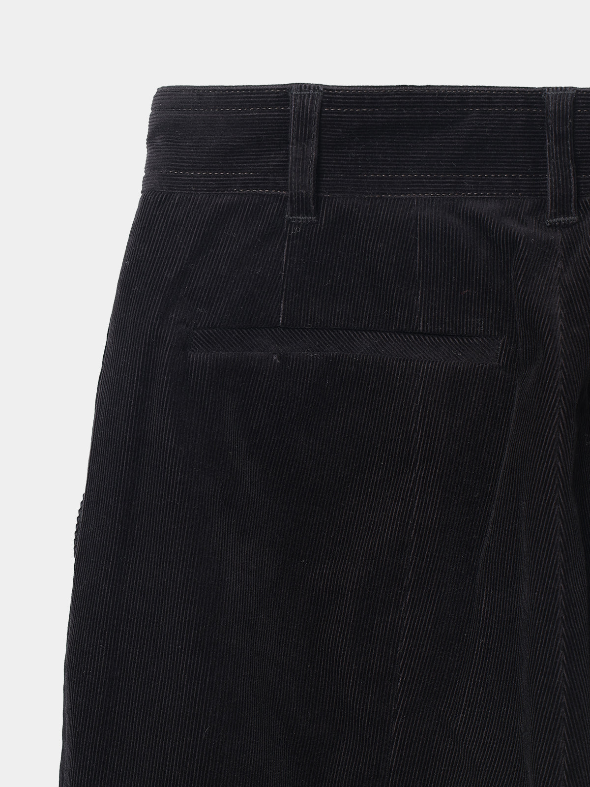 Back Vents Corduroy Flare Pants