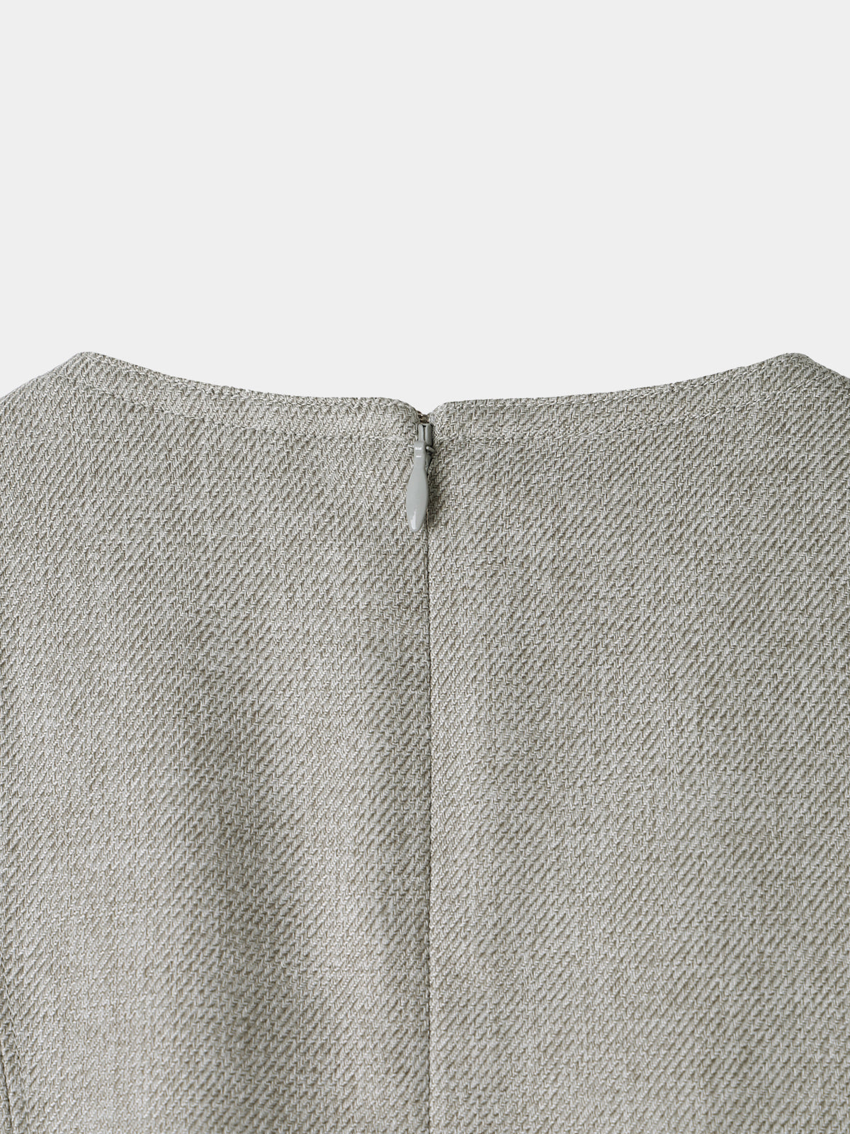 Double-belted Melange Dress
