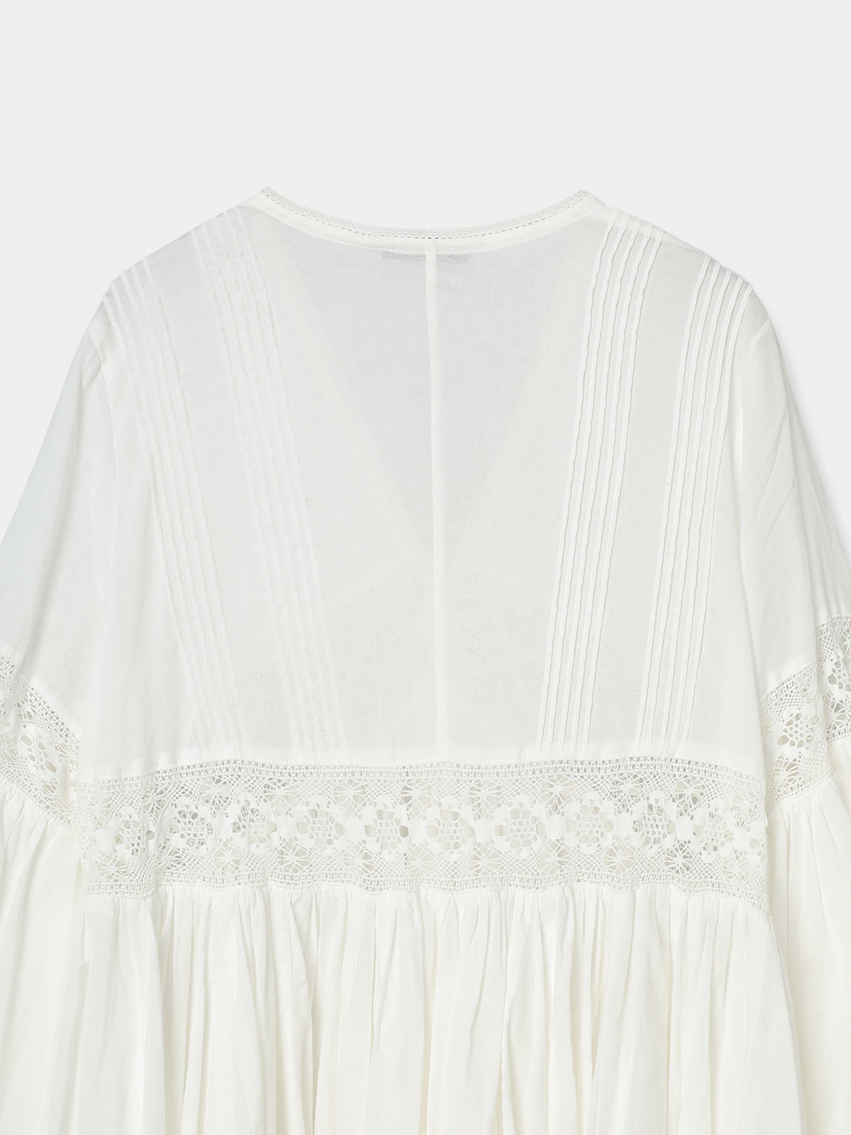 Yoke Lace Volume Dress