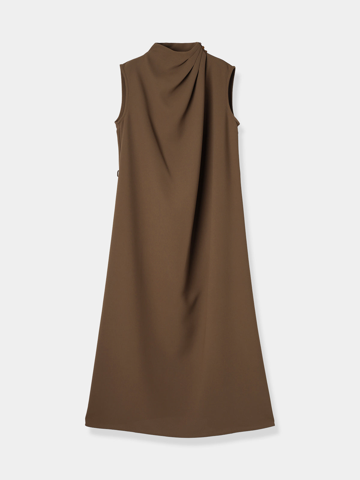 Belted Drape Dress