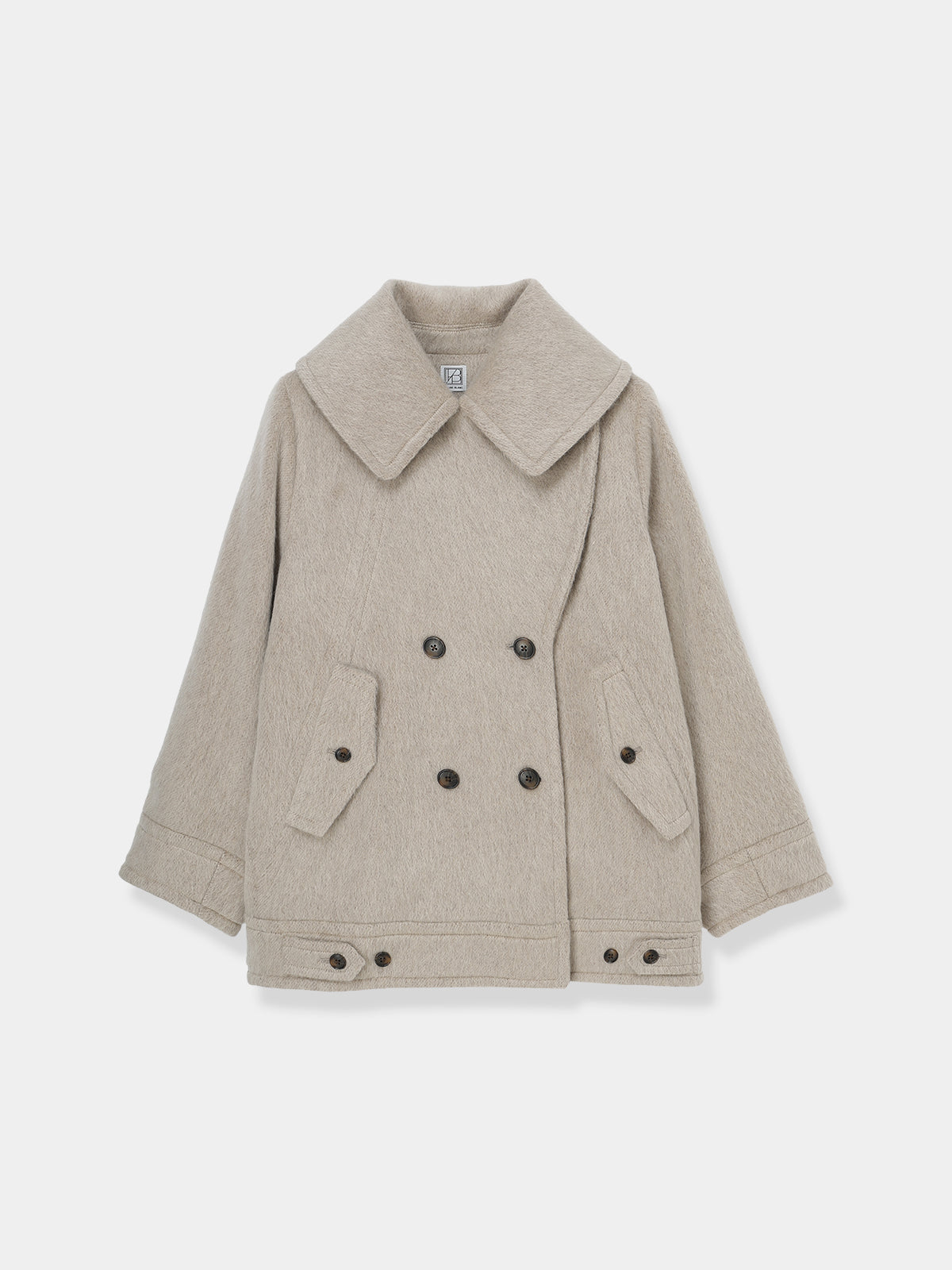 Signature Wide Lapel Mid Coat