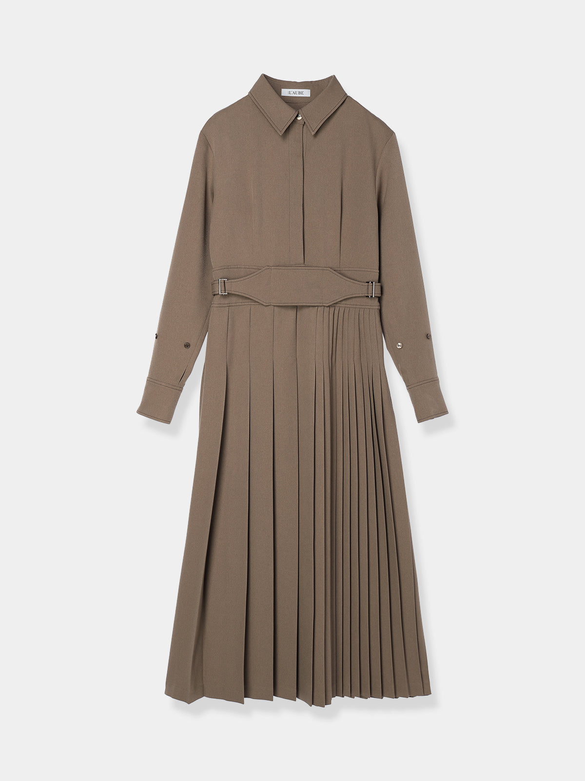 Asymmetry pleats Dress