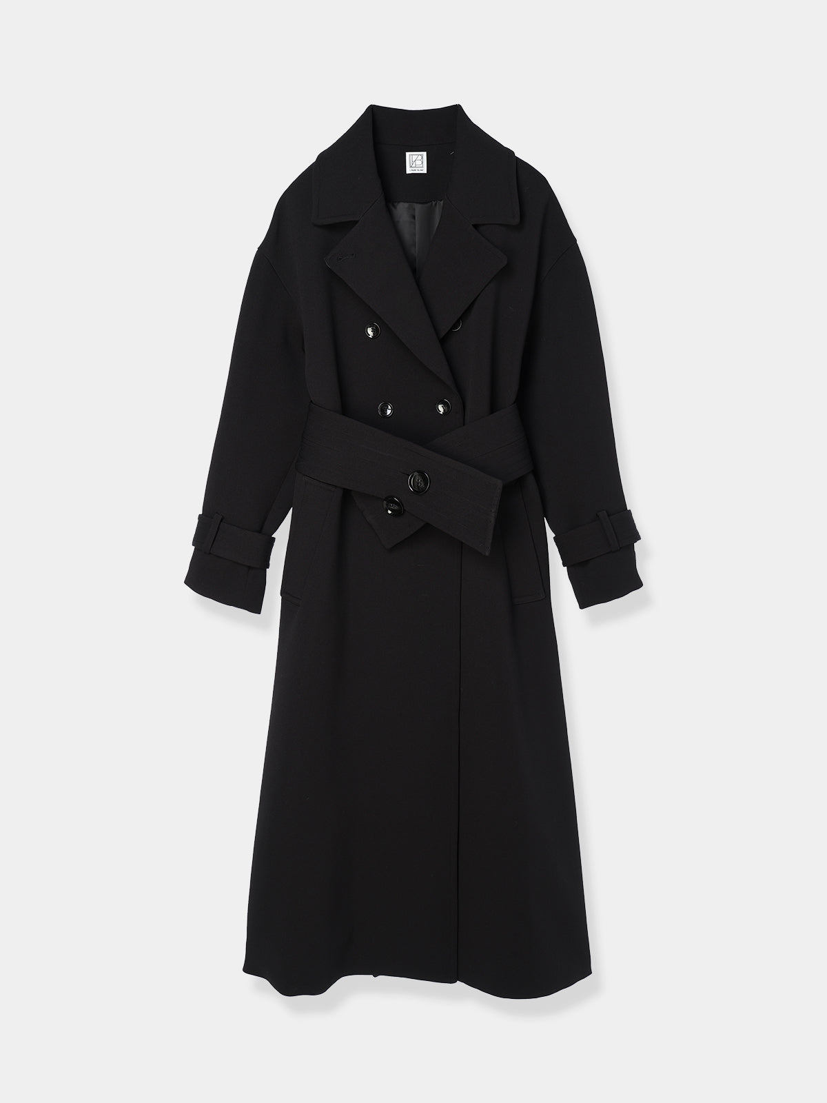 Wide belt Trench coat