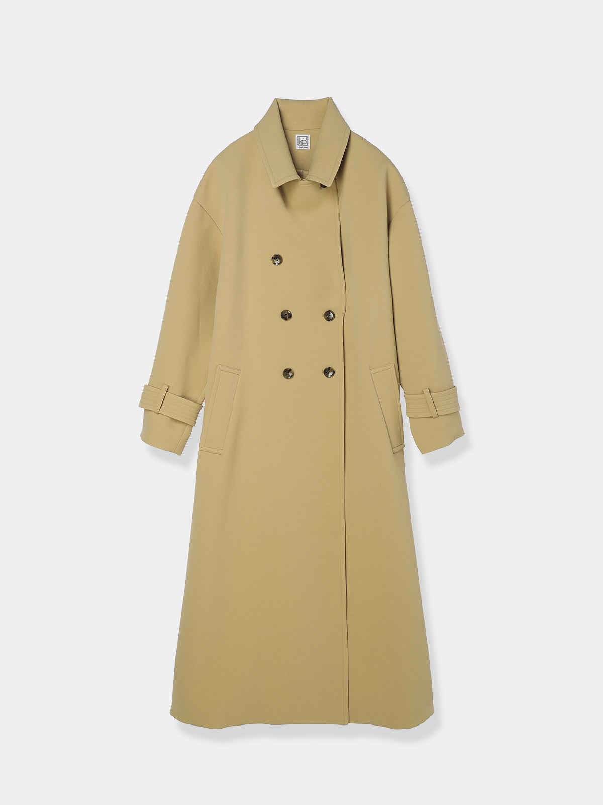 Wide belt Trench coat