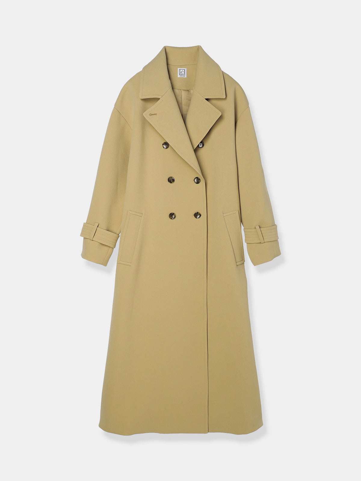 Wide belt Trench coat