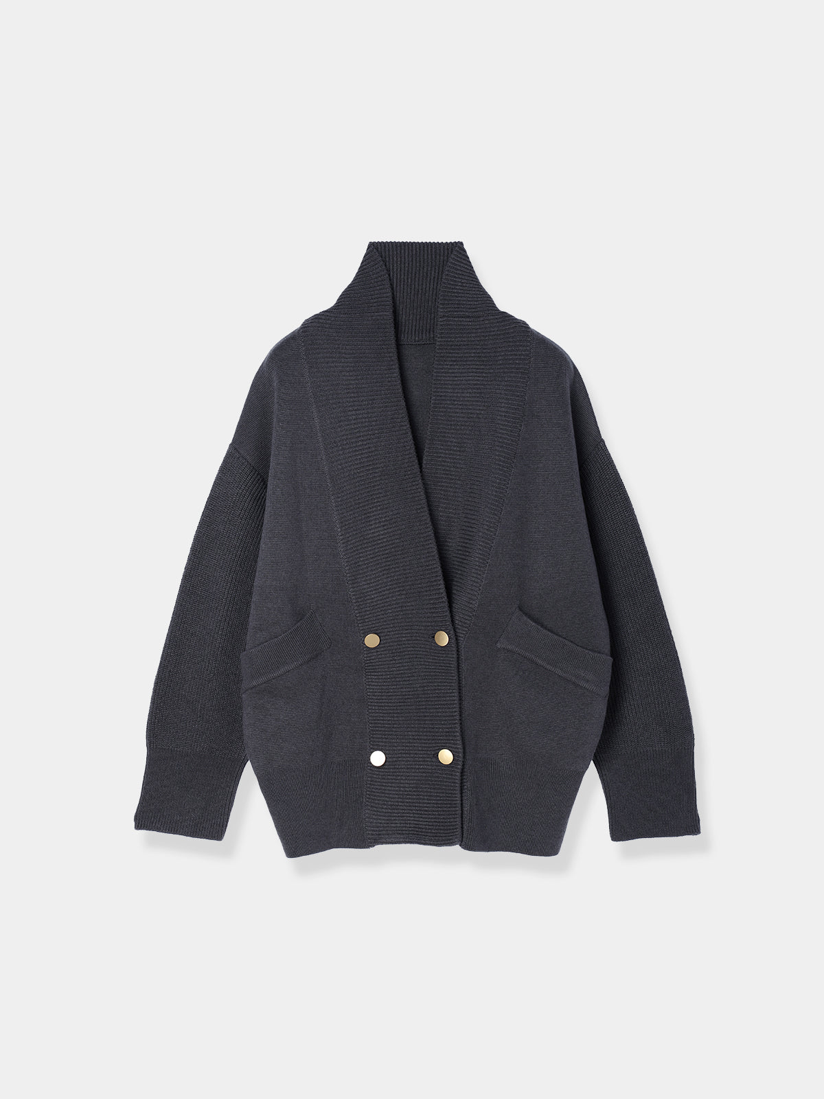 Double-breasted Knit cardigan