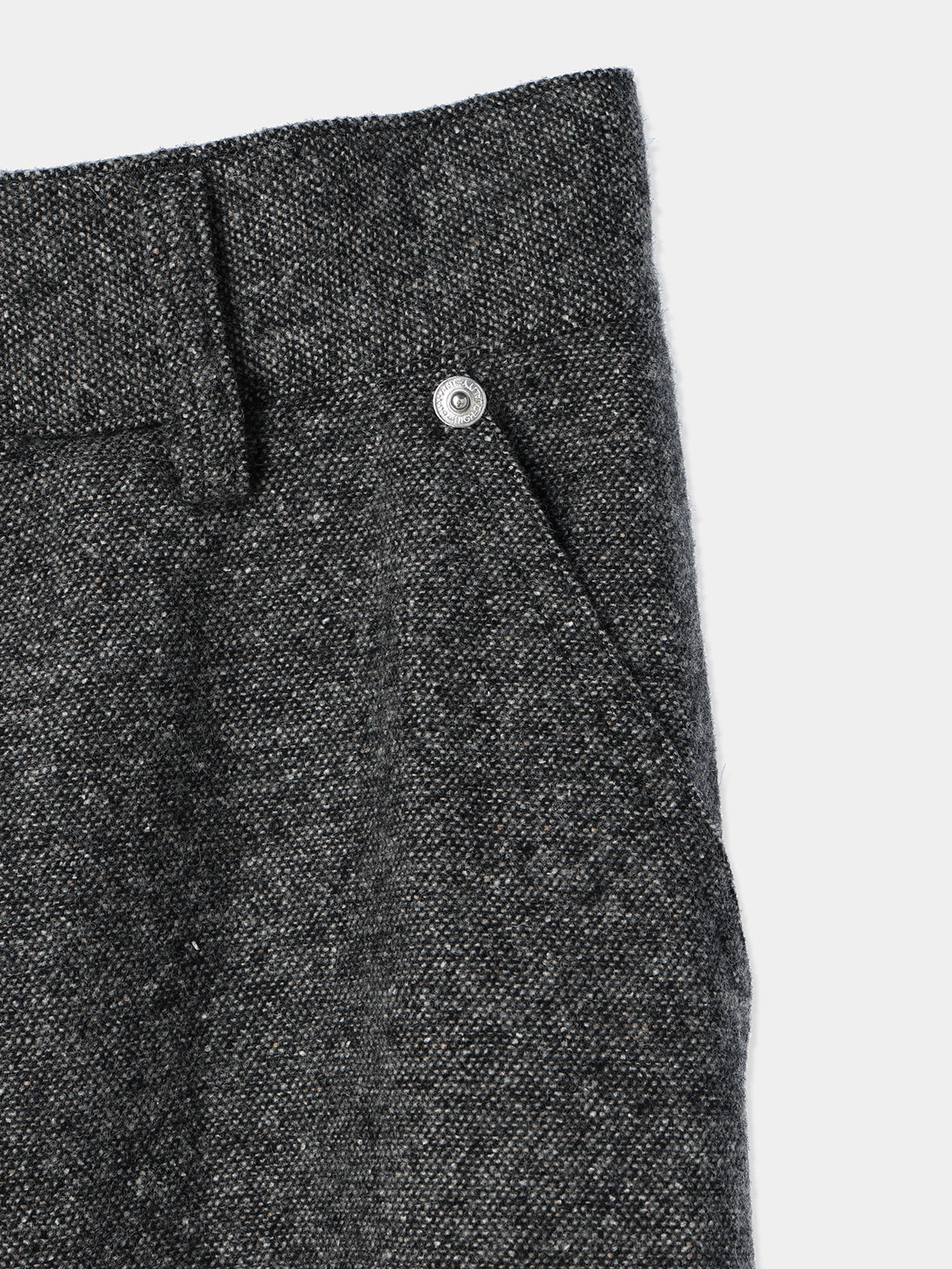 Front tuck Tweed skirt