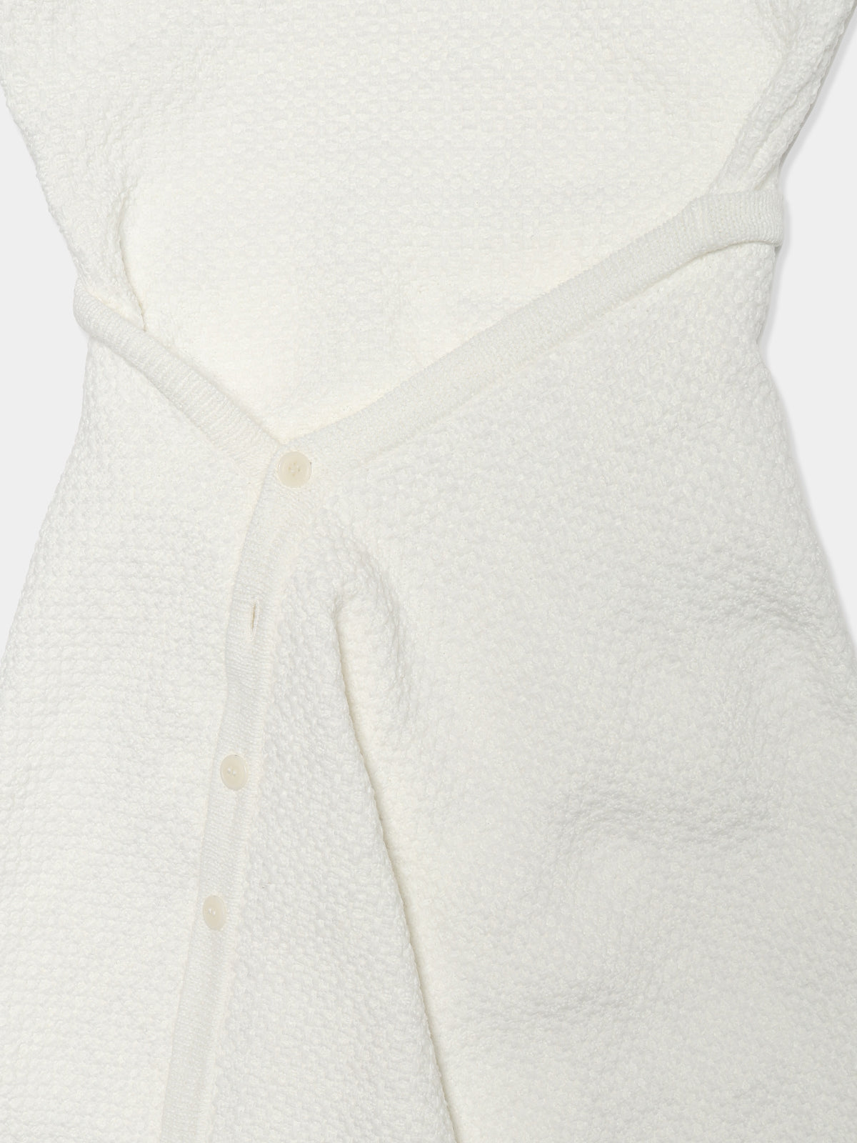Tweed knit Wrap dress