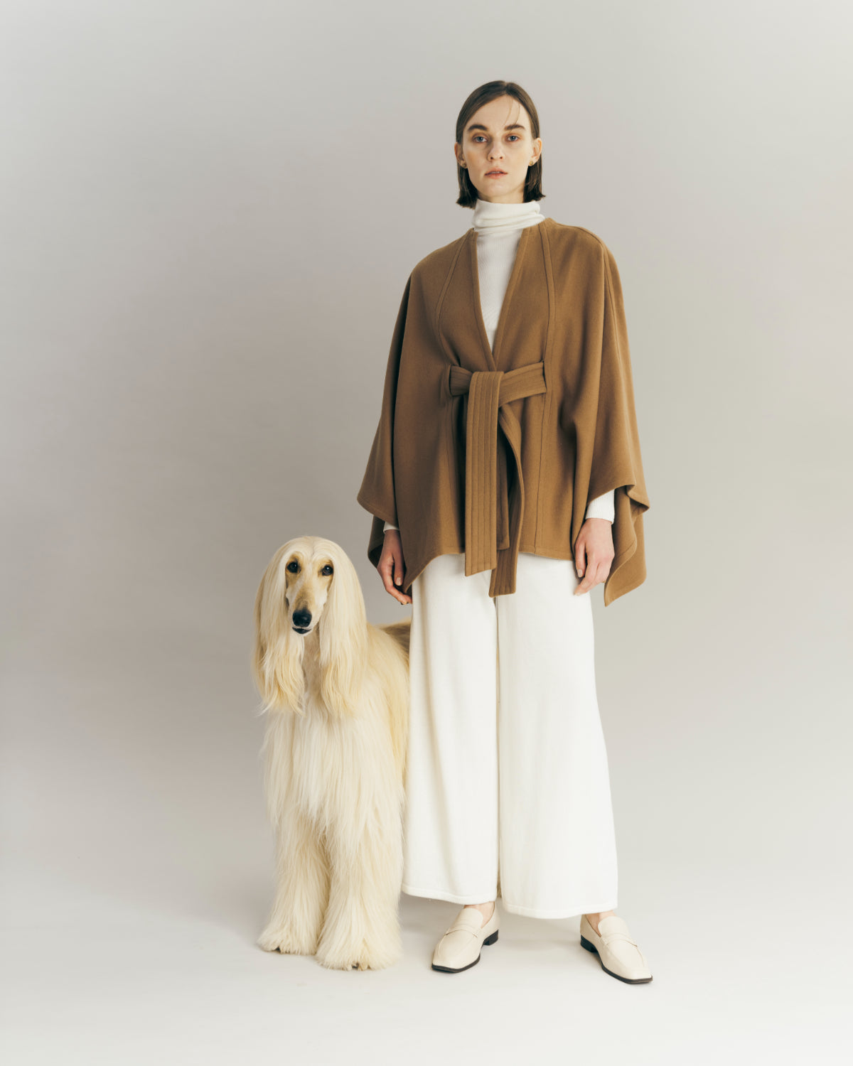 3way Wool Cape coat
