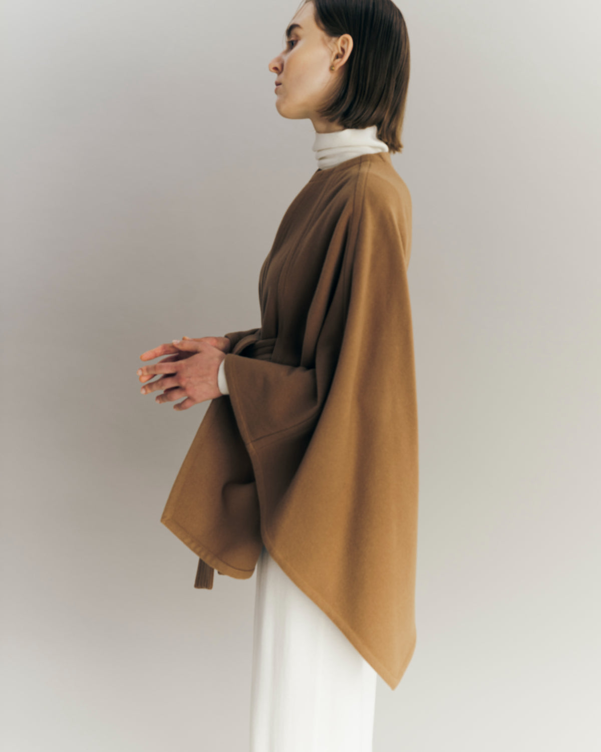 3way Wool Cape coat
