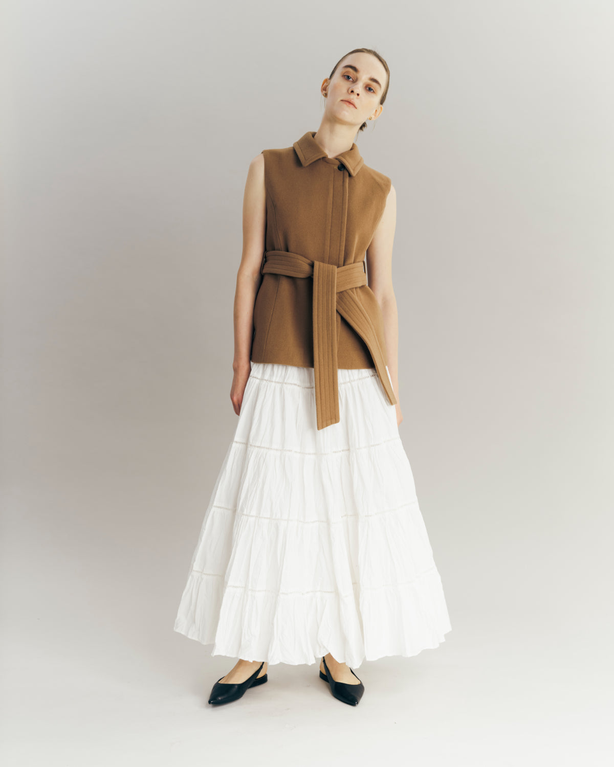 Cotton Tiered skirt
