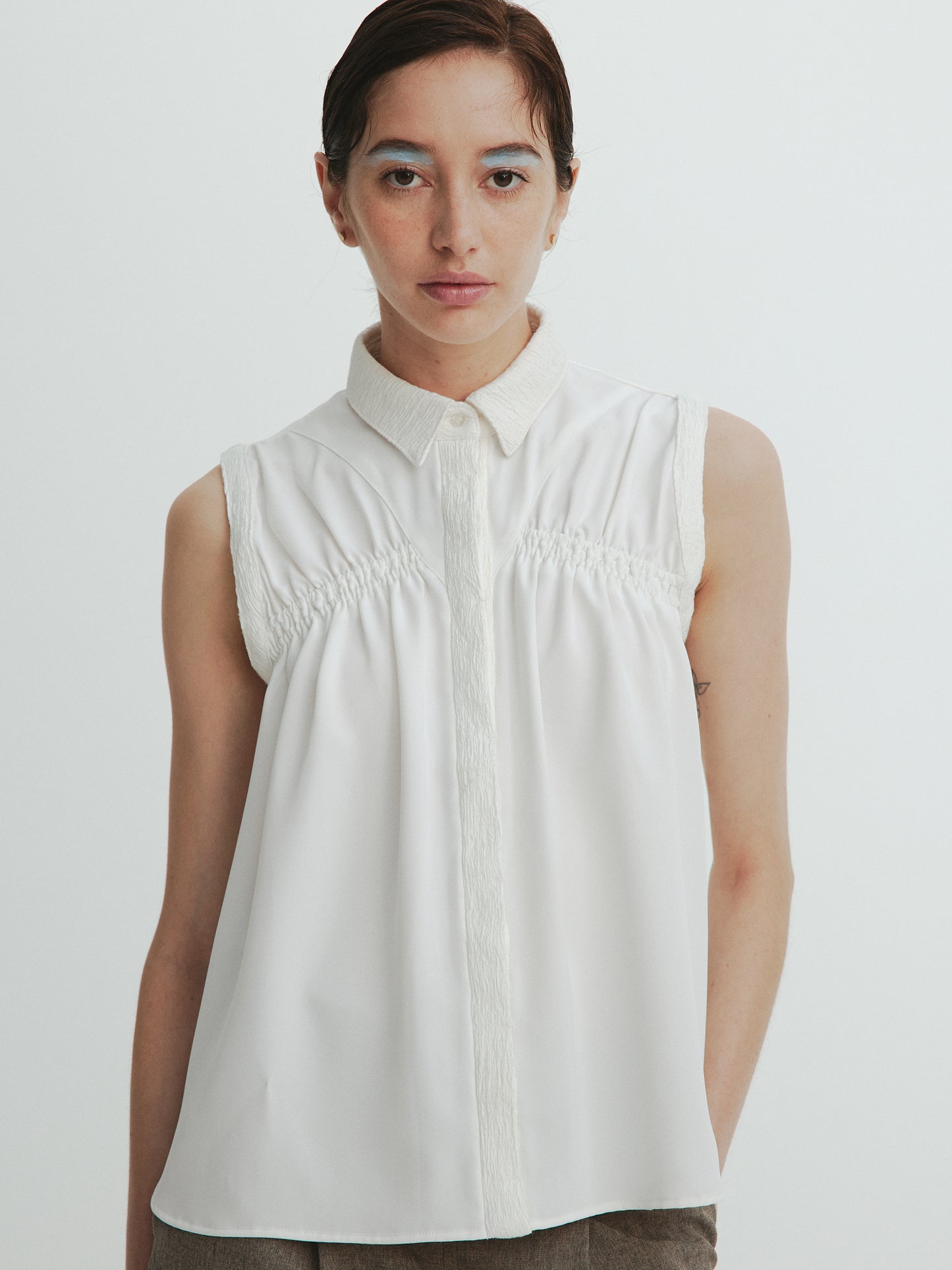 Jacquard Docking Blouse