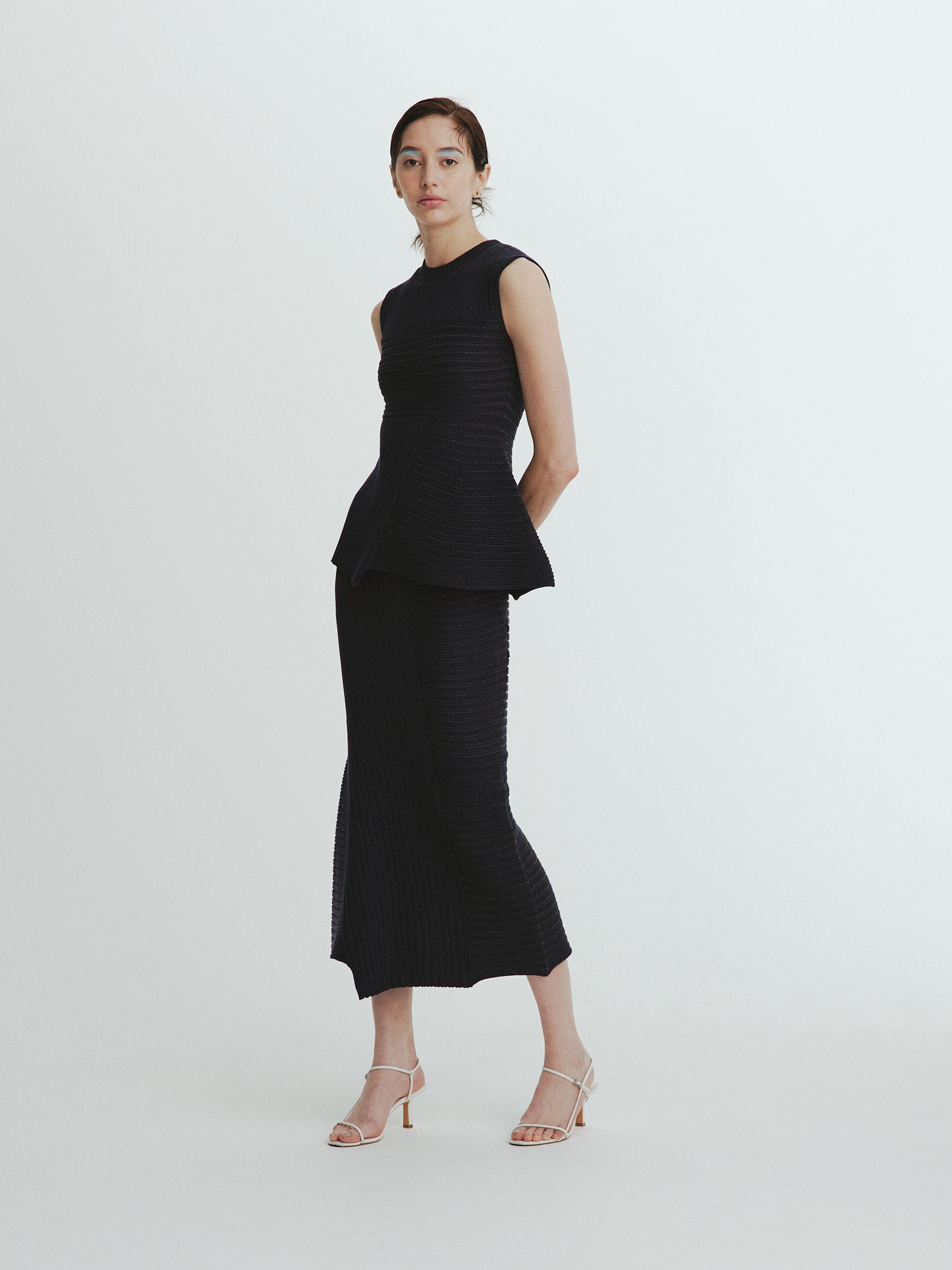 Panel Rib Knit Skirt