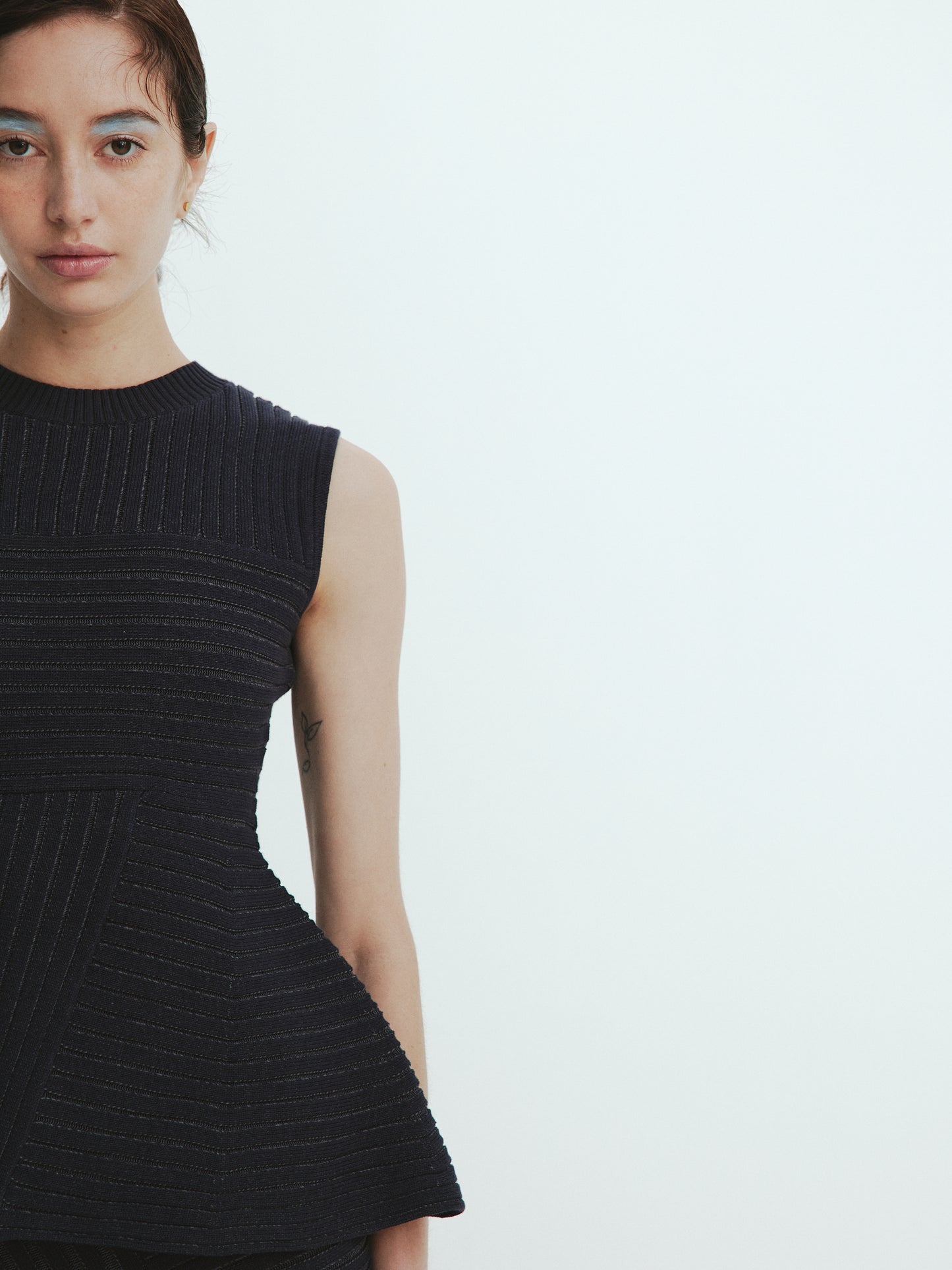 Panel Rib Knit Tops