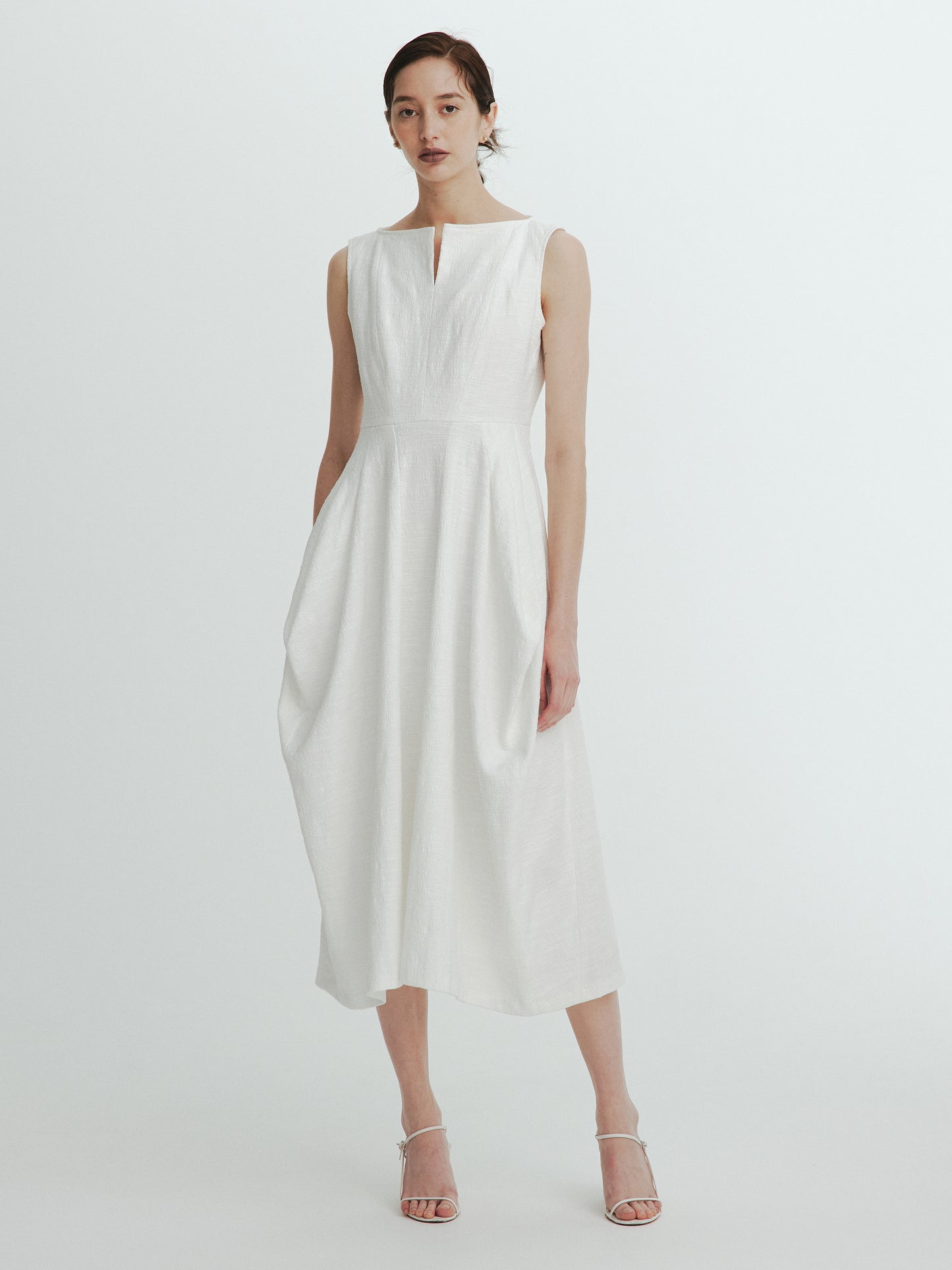 Slab tweed Cocoon Dress