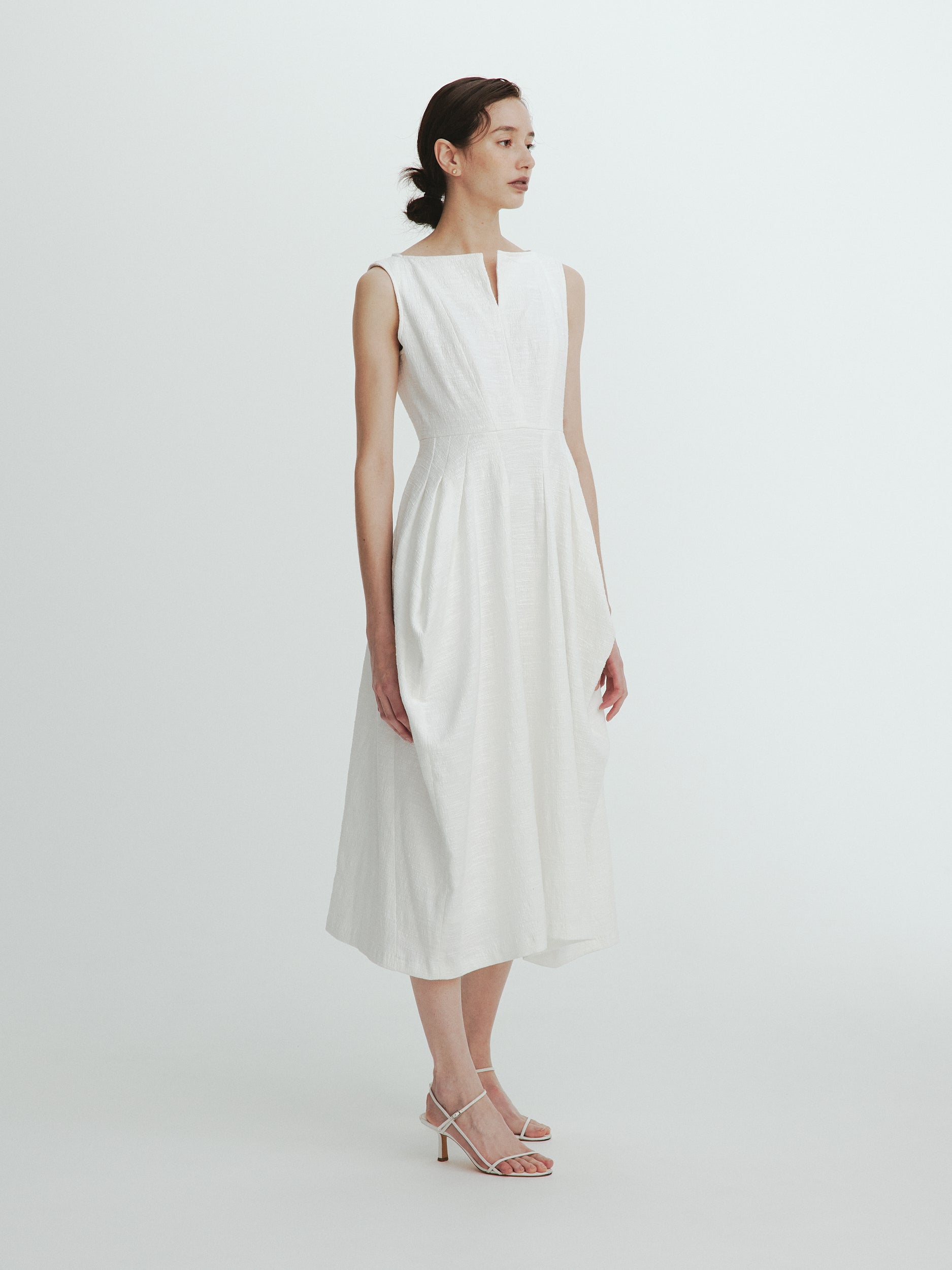 Slab tweed Cocoon Dress