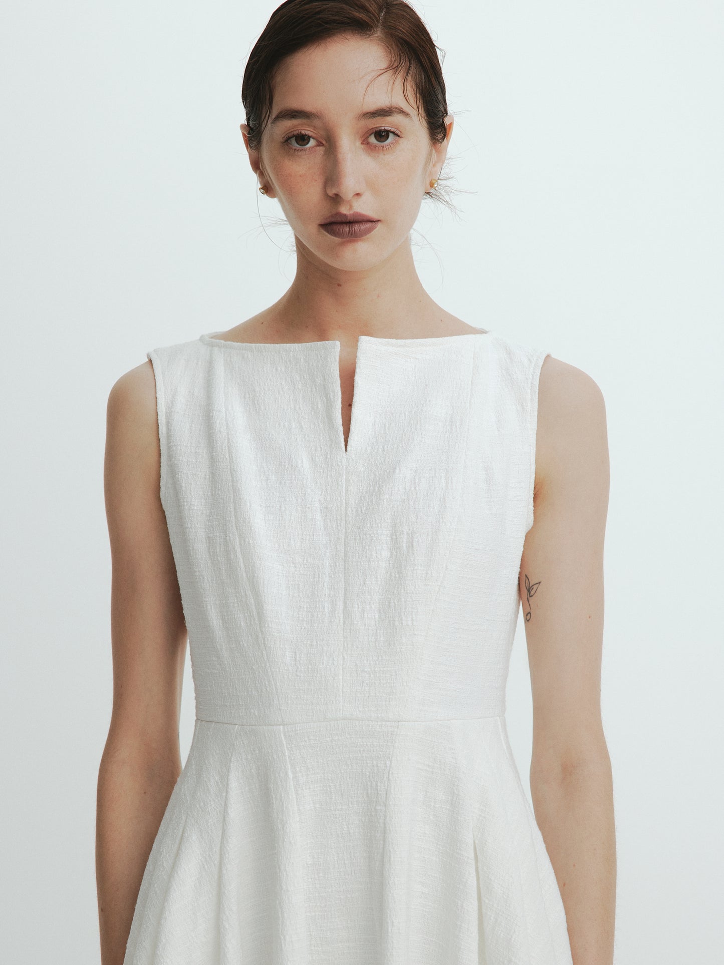 Slab tweed Cocoon Dress