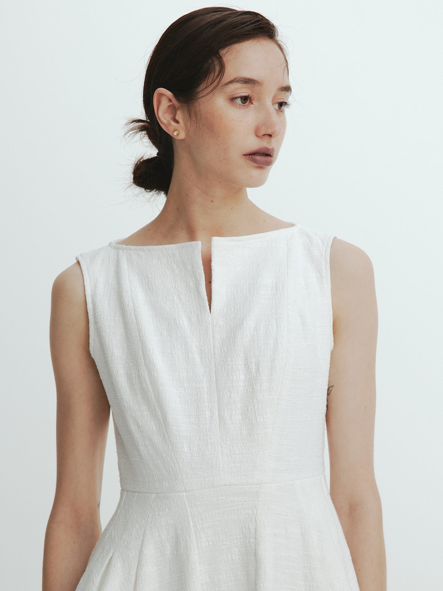 Slab tweed Cocoon Dress
