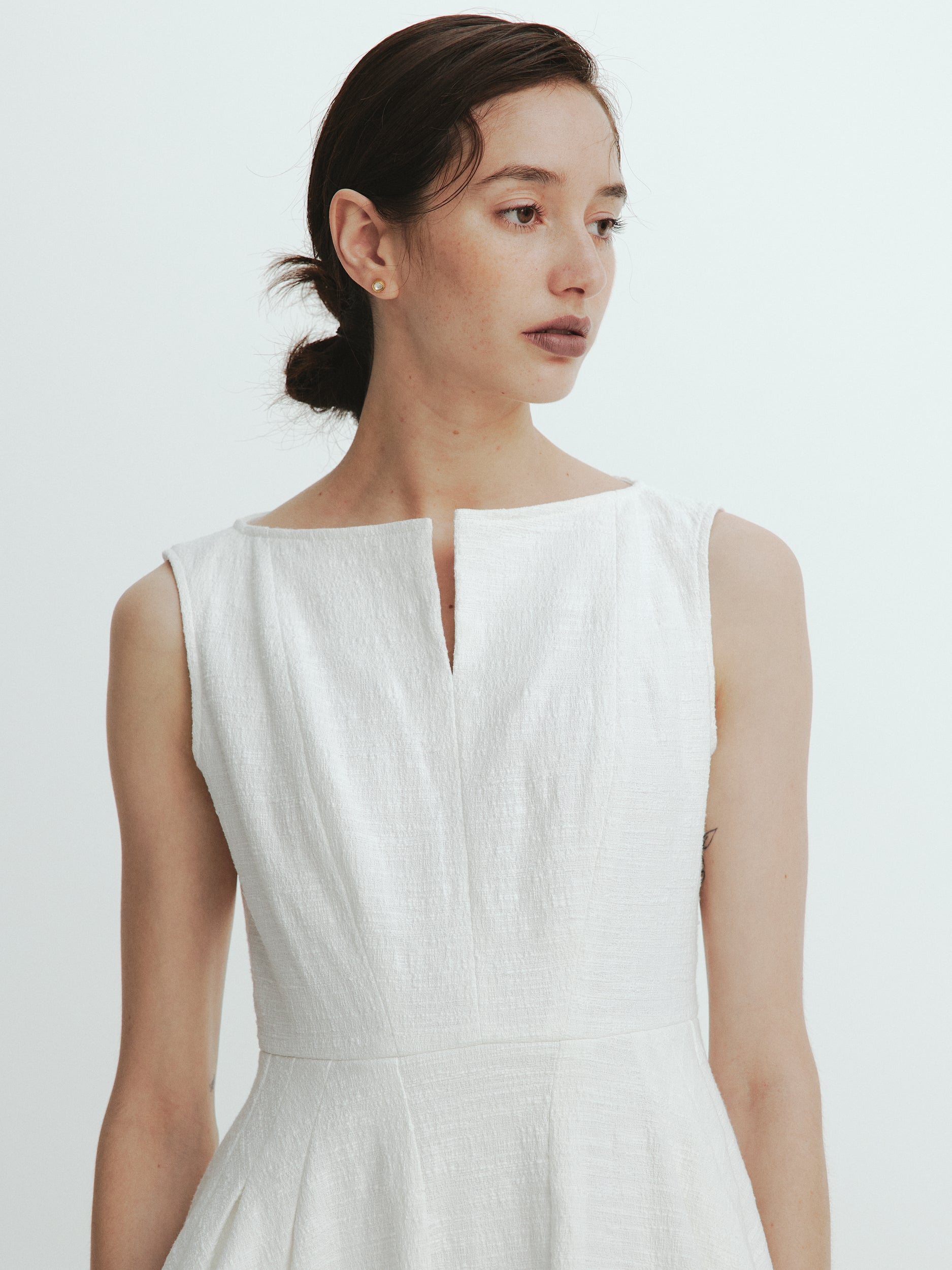 Slab tweed Cocoon Dress