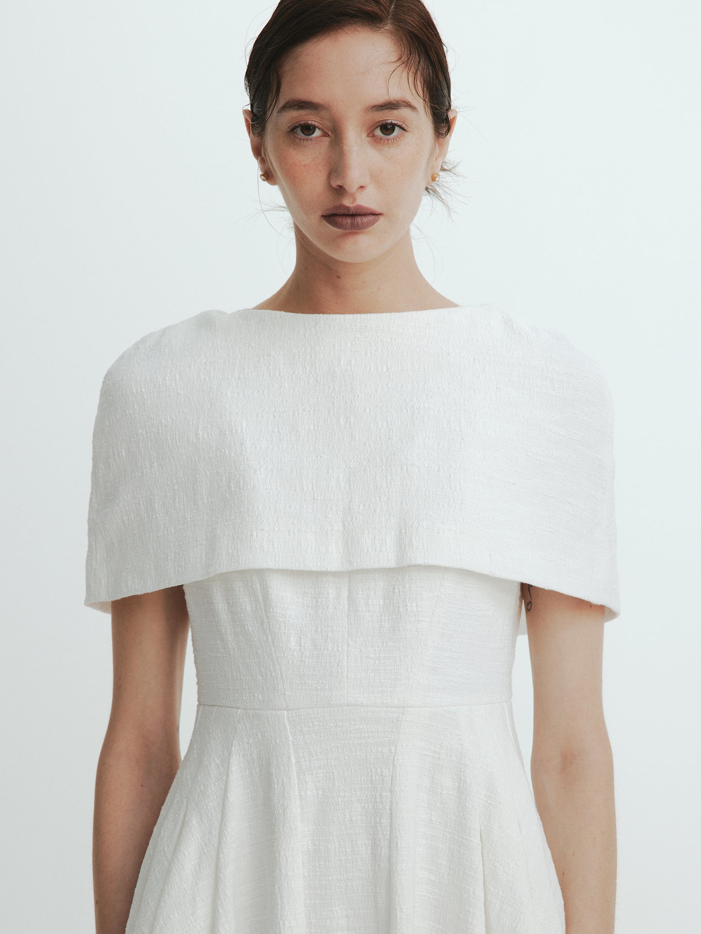 Slab tweed Cocoon Dress