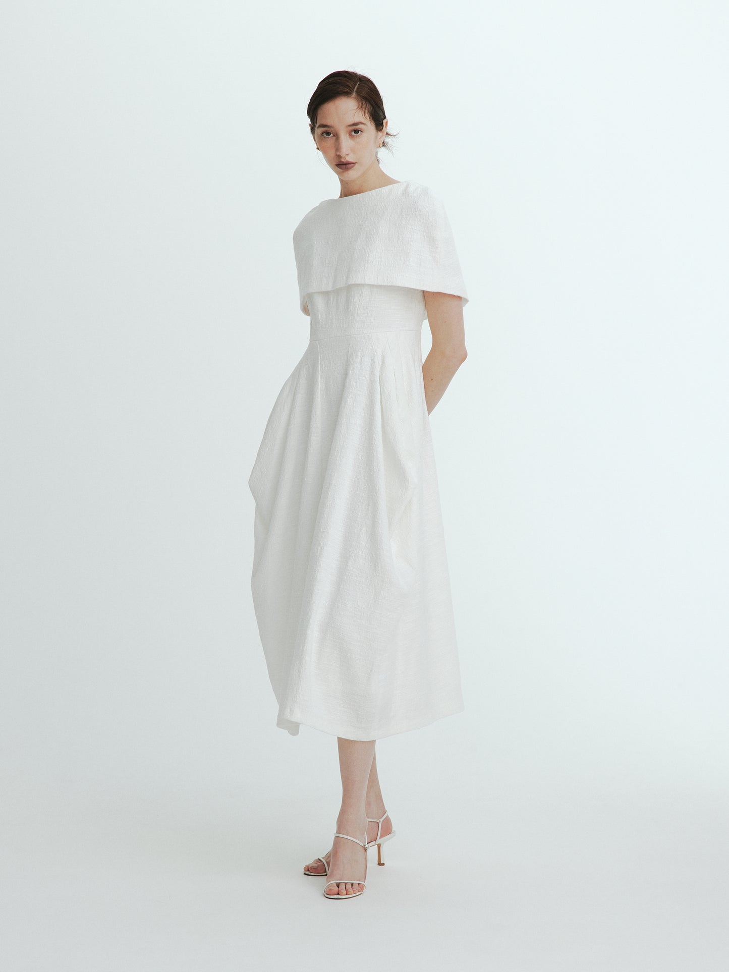 Slab tweed Cocoon Dress