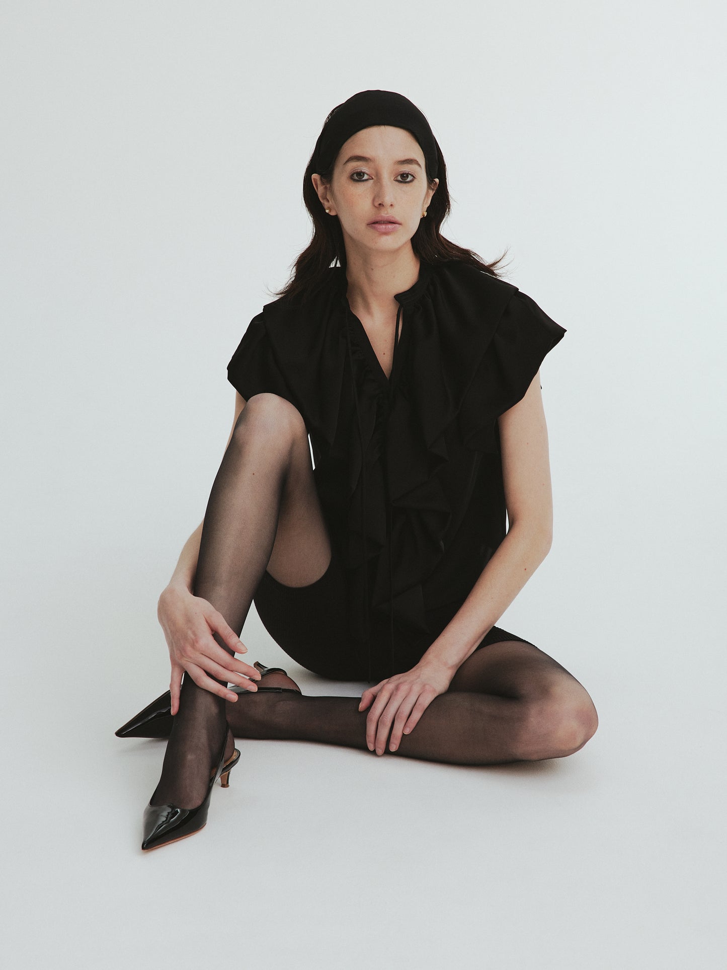 Raffle Satin Blouse