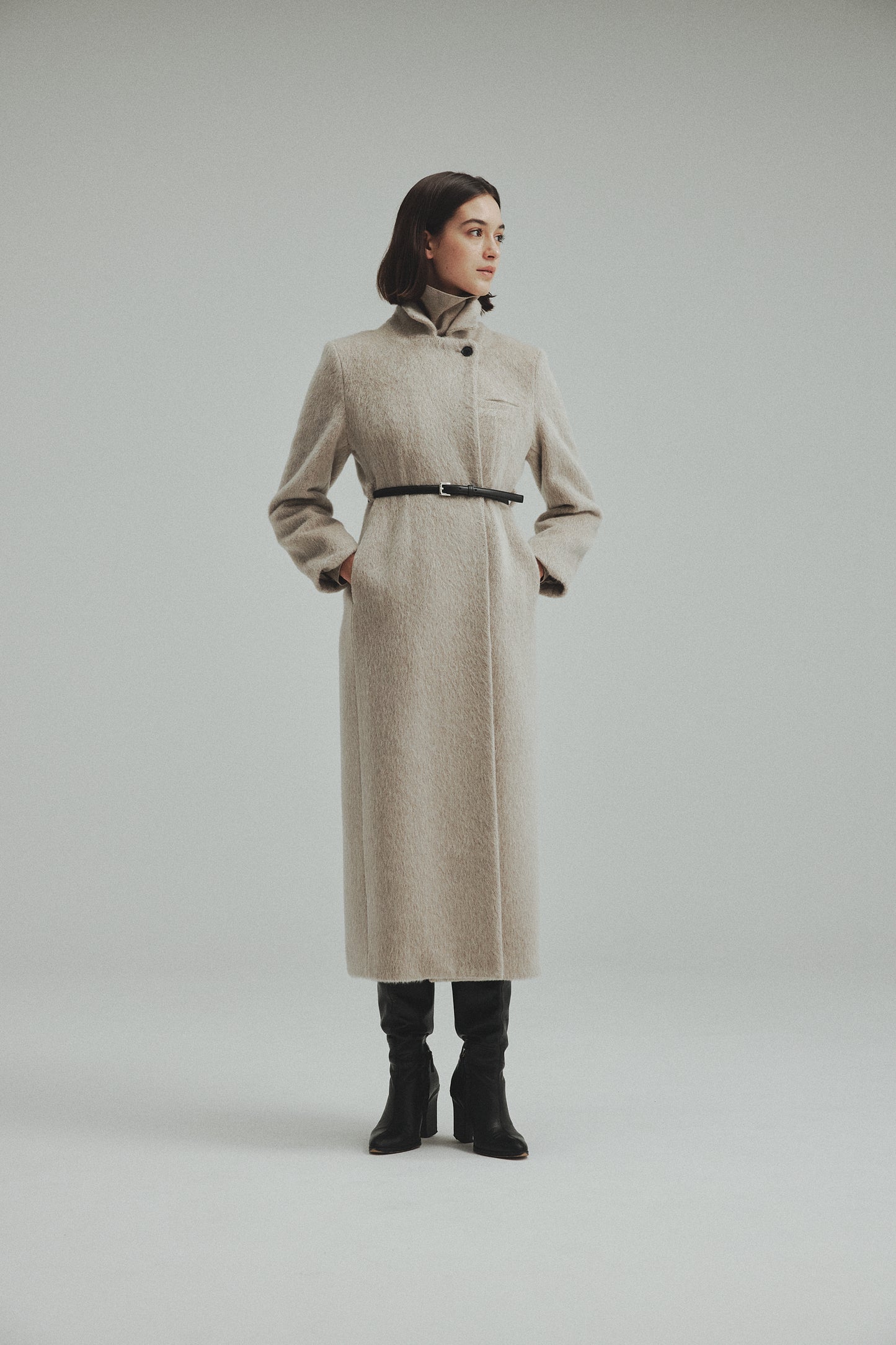 Belted Chester coat