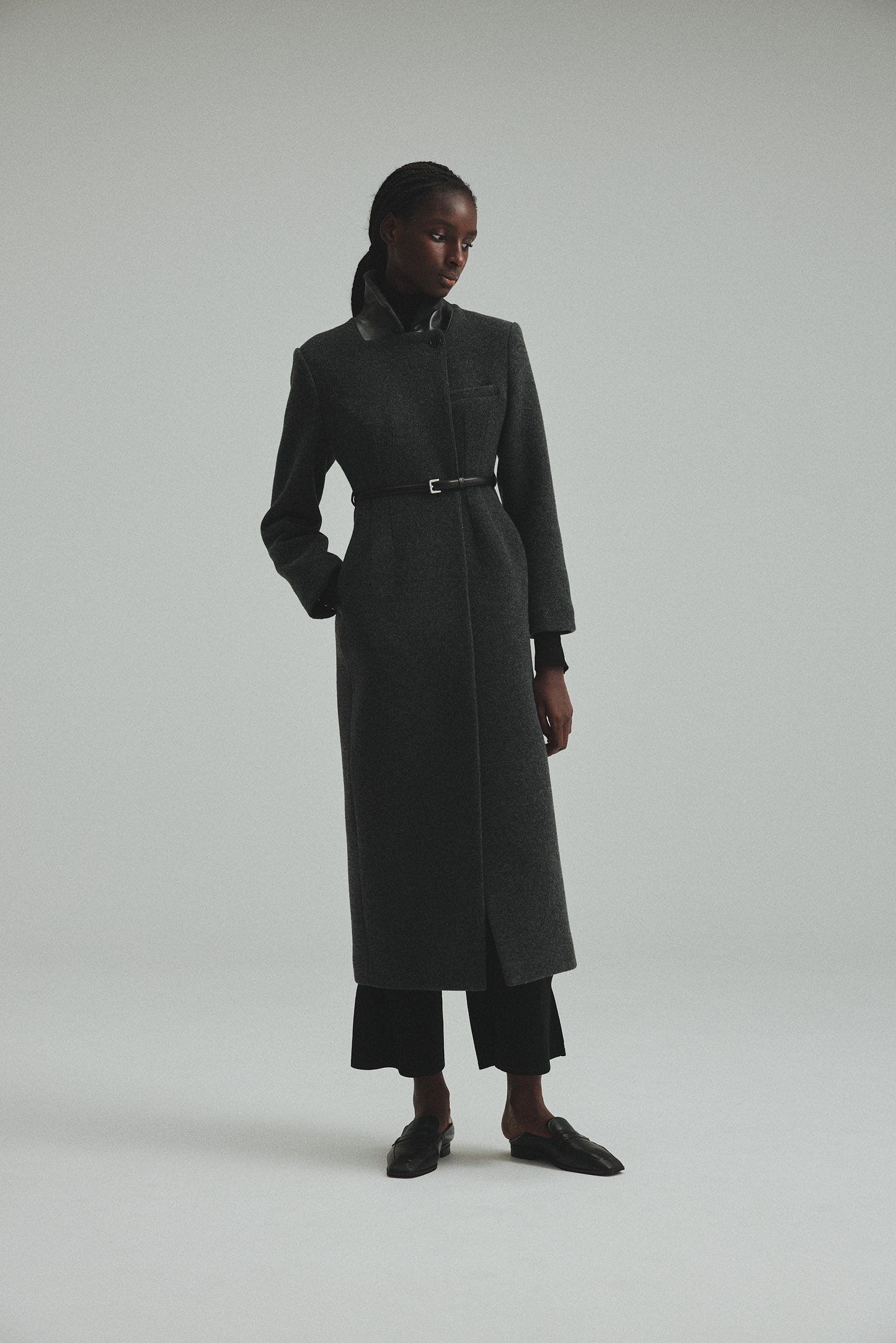 Belted Chester coat
