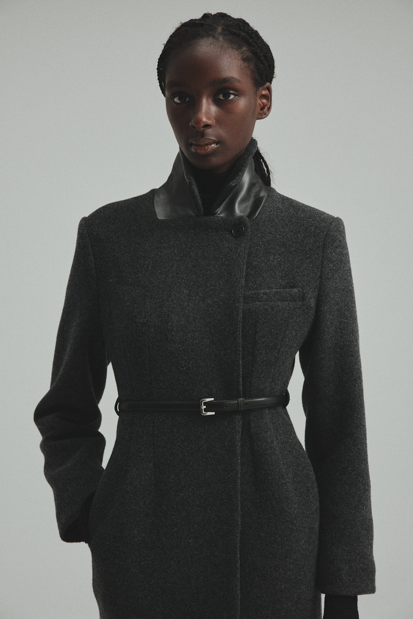 Belted Chester coat