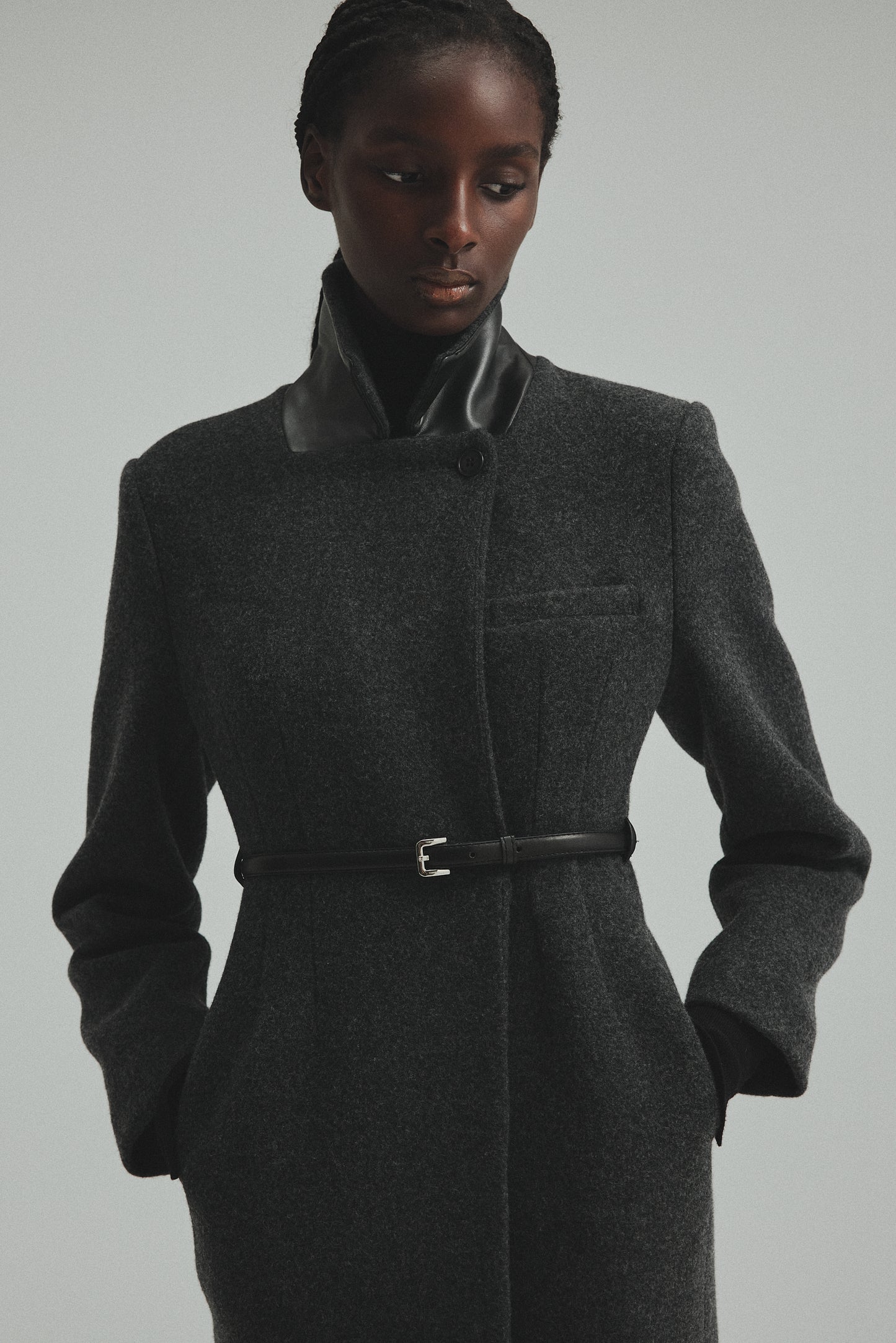 Belted Chester coat