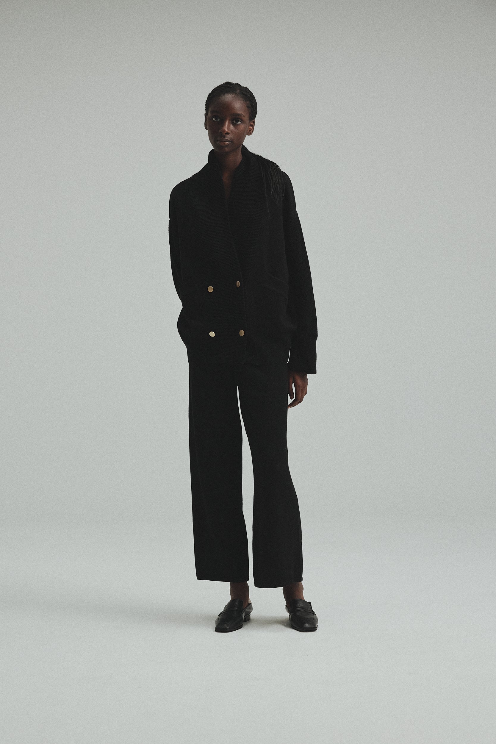 Wide knit Pants