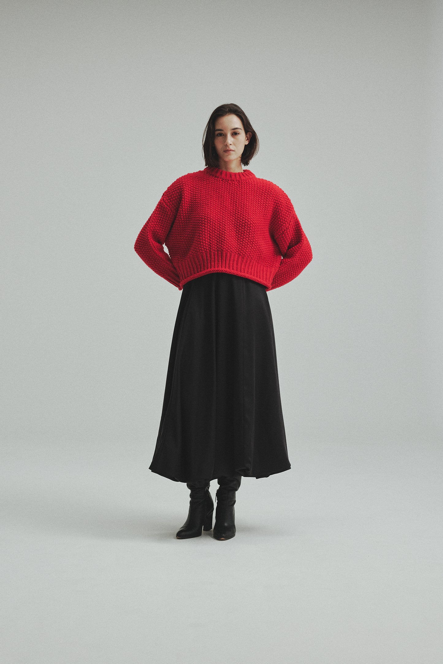 Waist Drape Balloon skirt