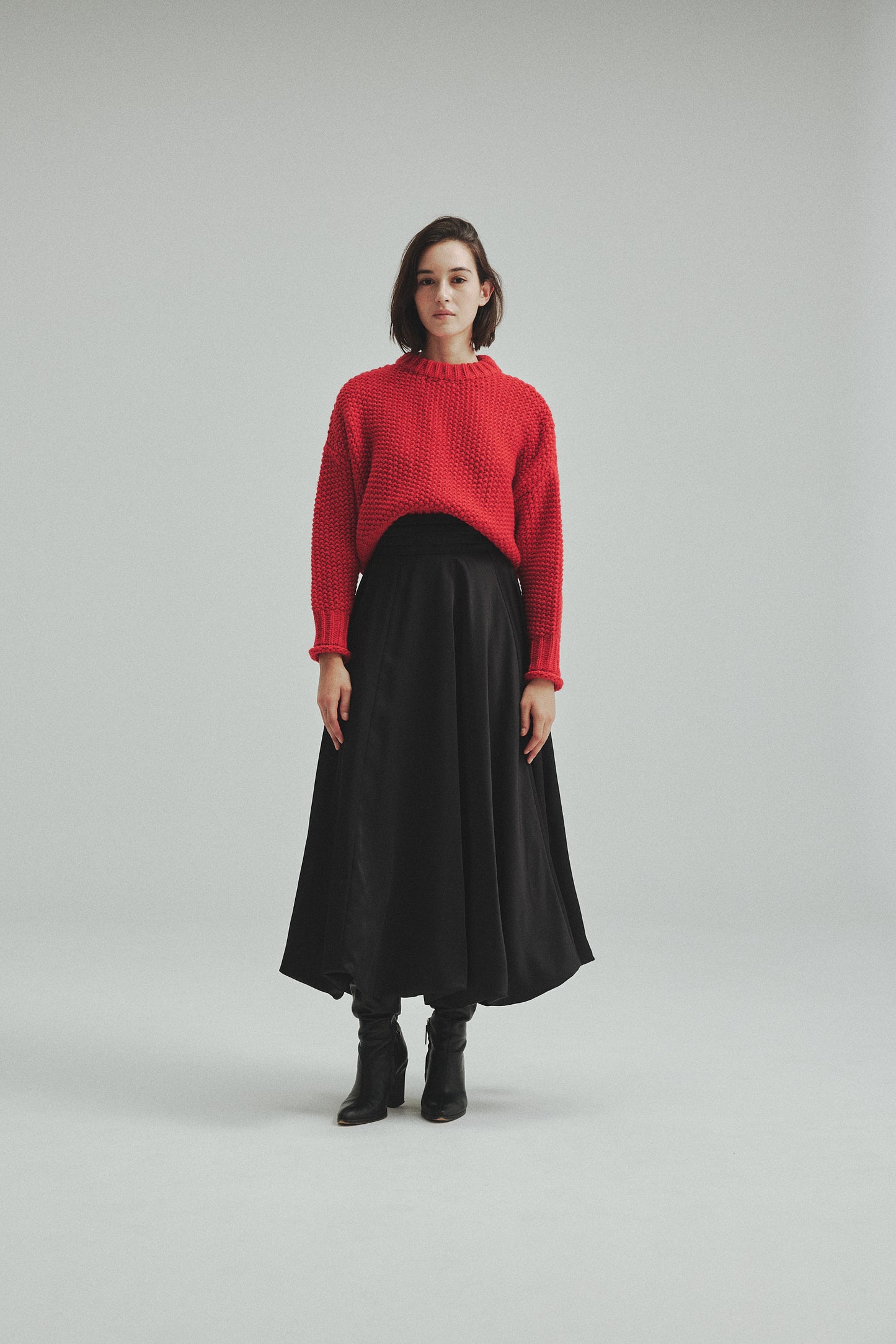 Waist Drape Balloon skirt