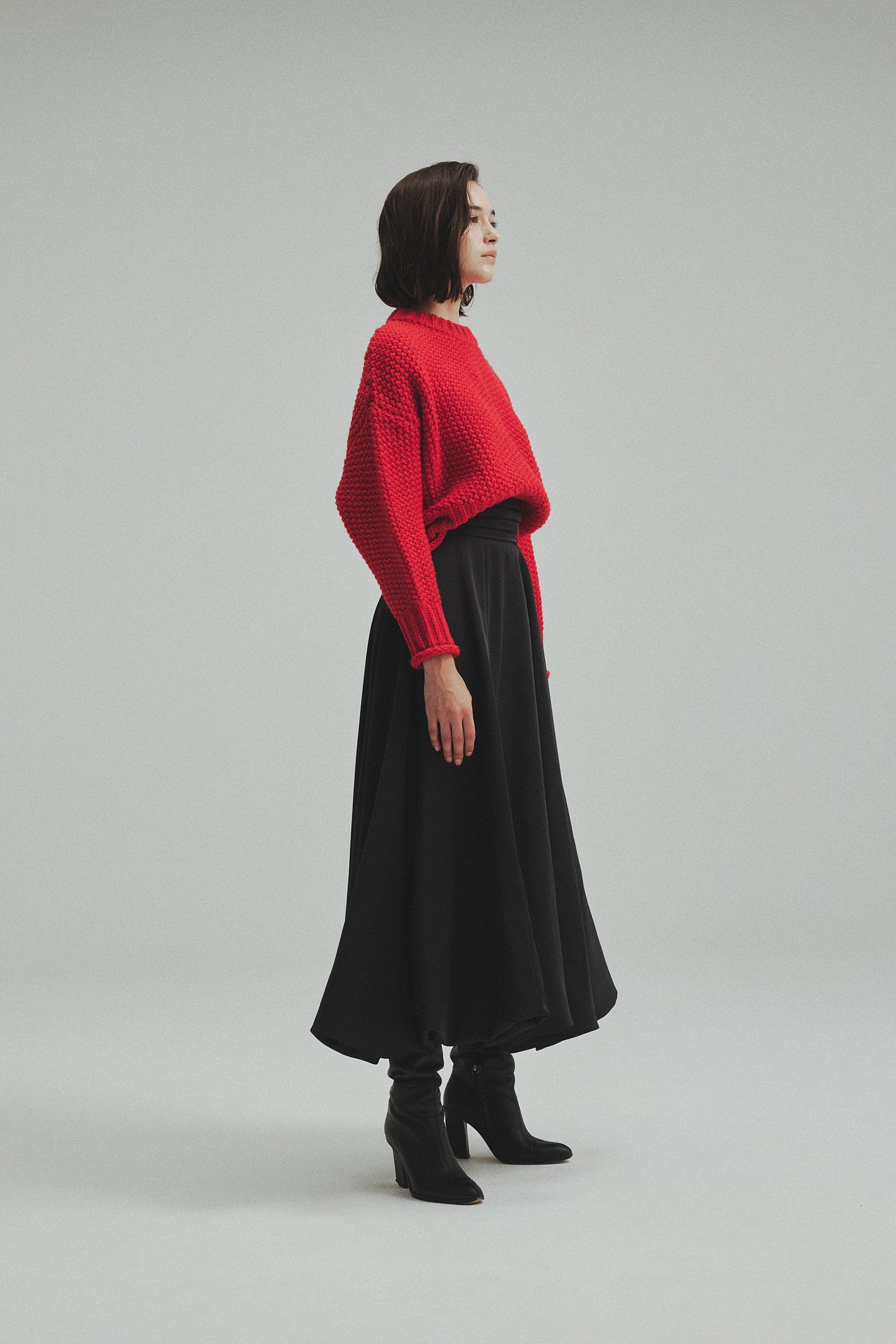 Waist Drape Balloon skirt