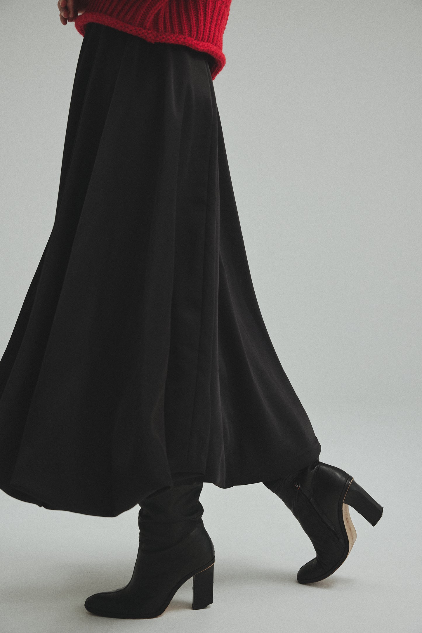 Waist Drape Balloon skirt