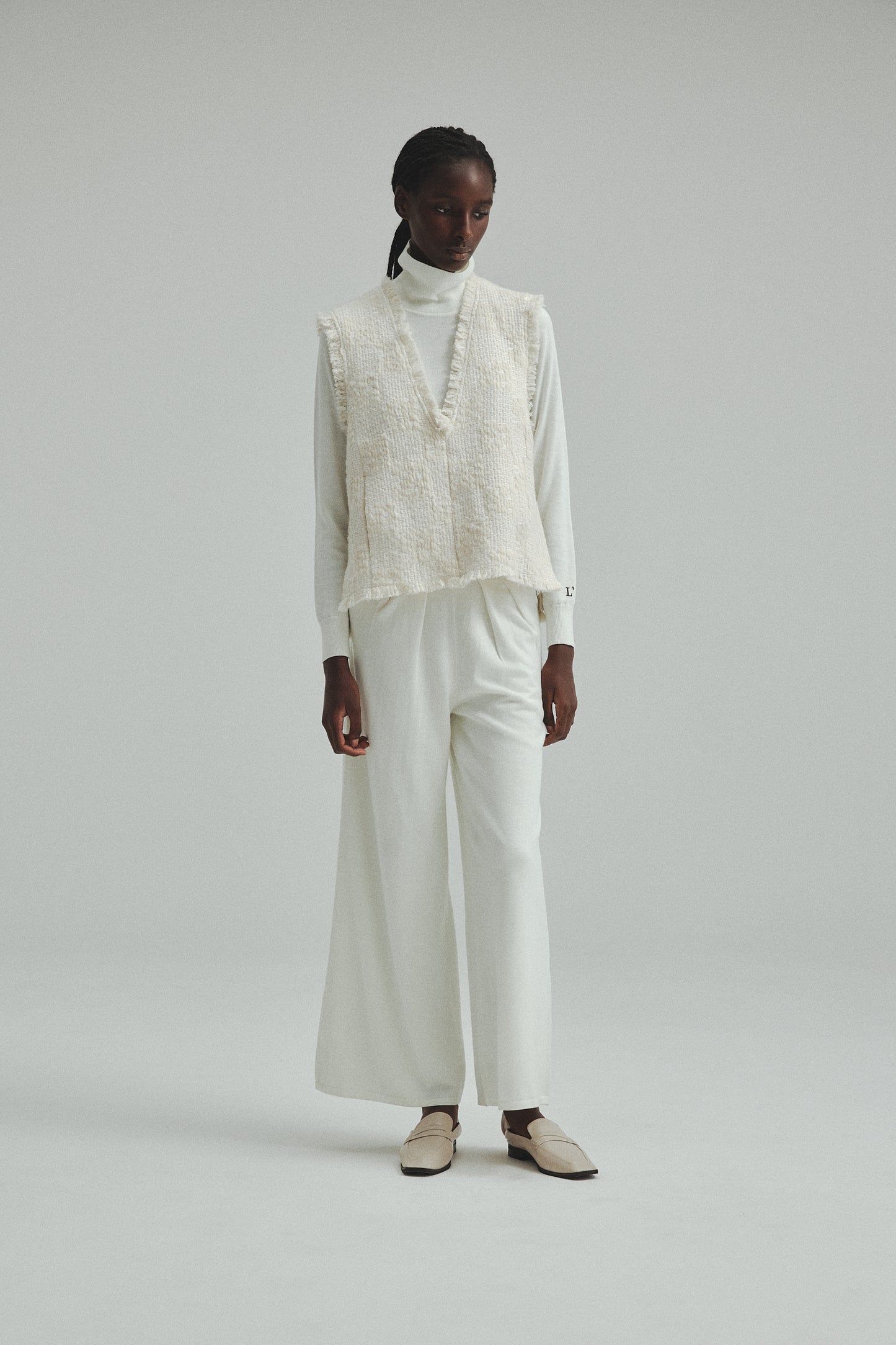 Wide knit Pants