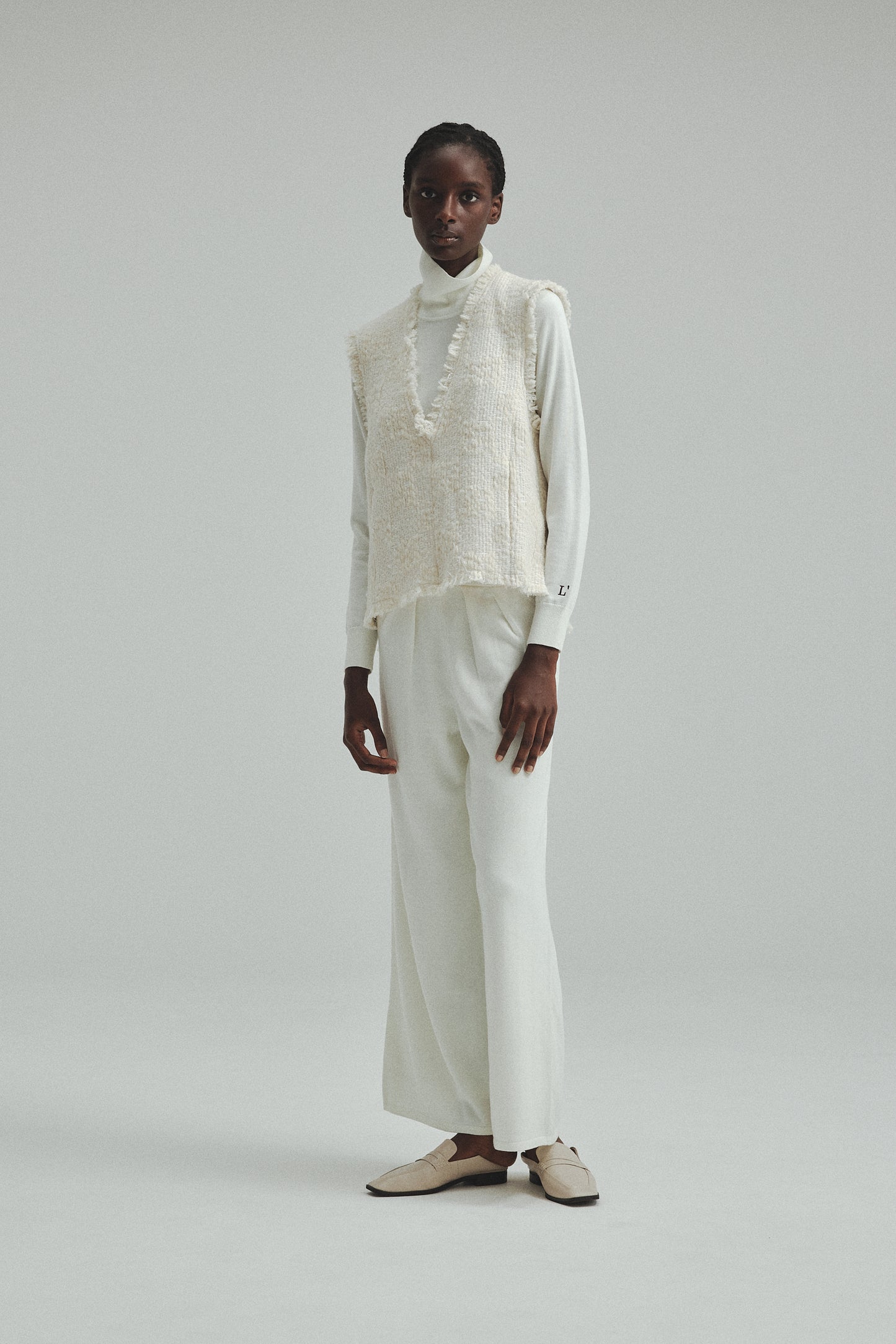 Wide knit Pants