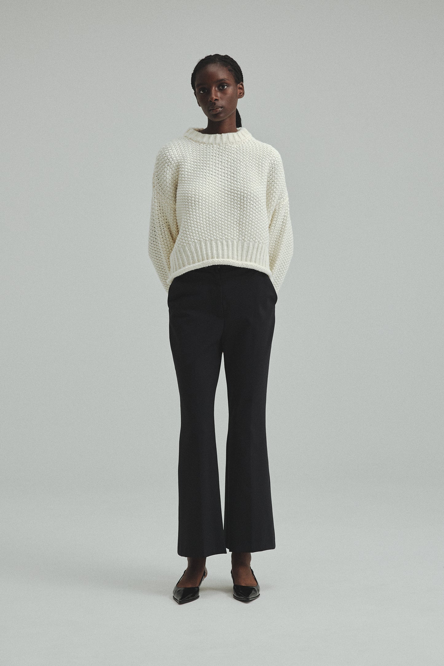 Back vents Flare pants