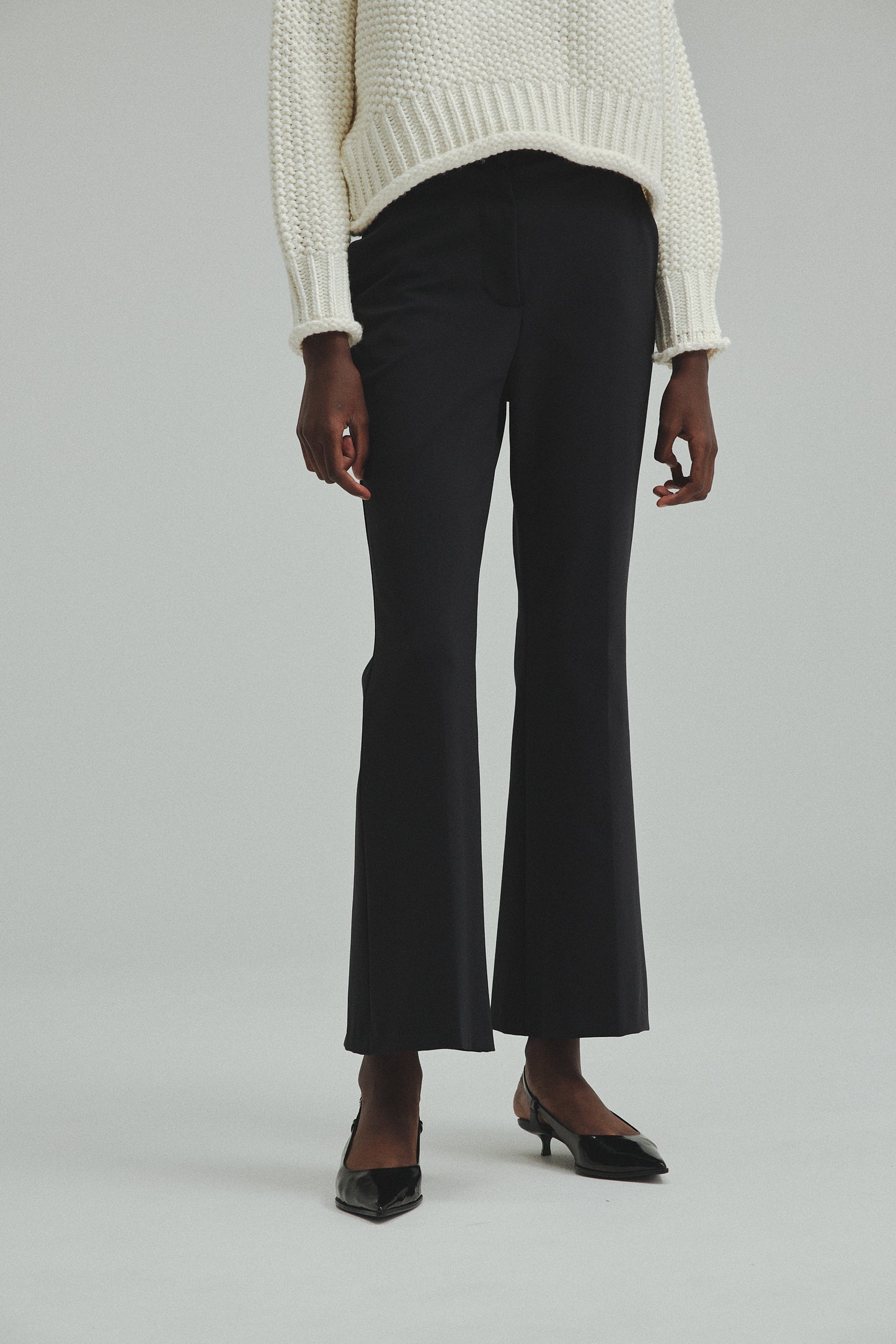 Back vents Flare pants