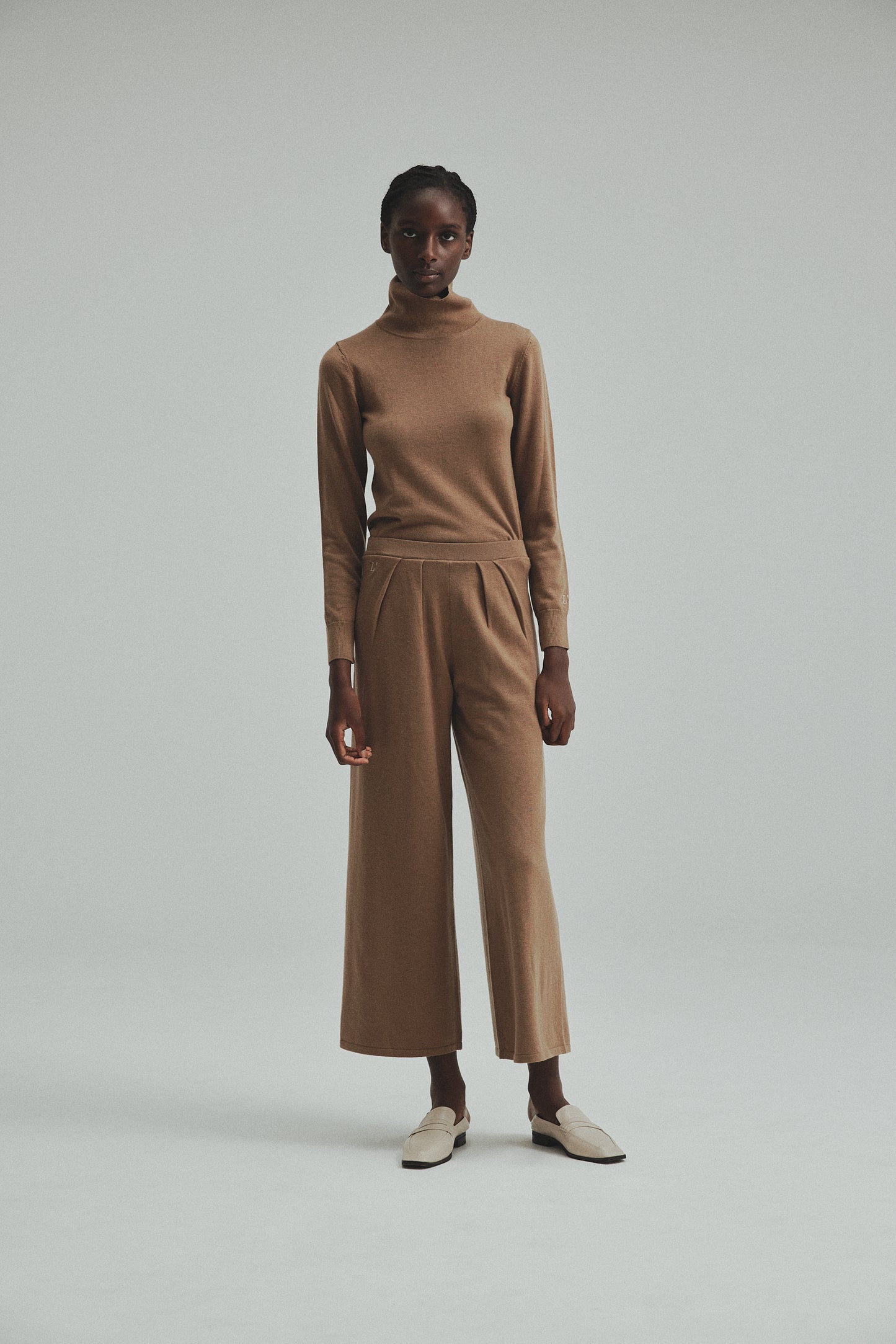 Wide knit Pants