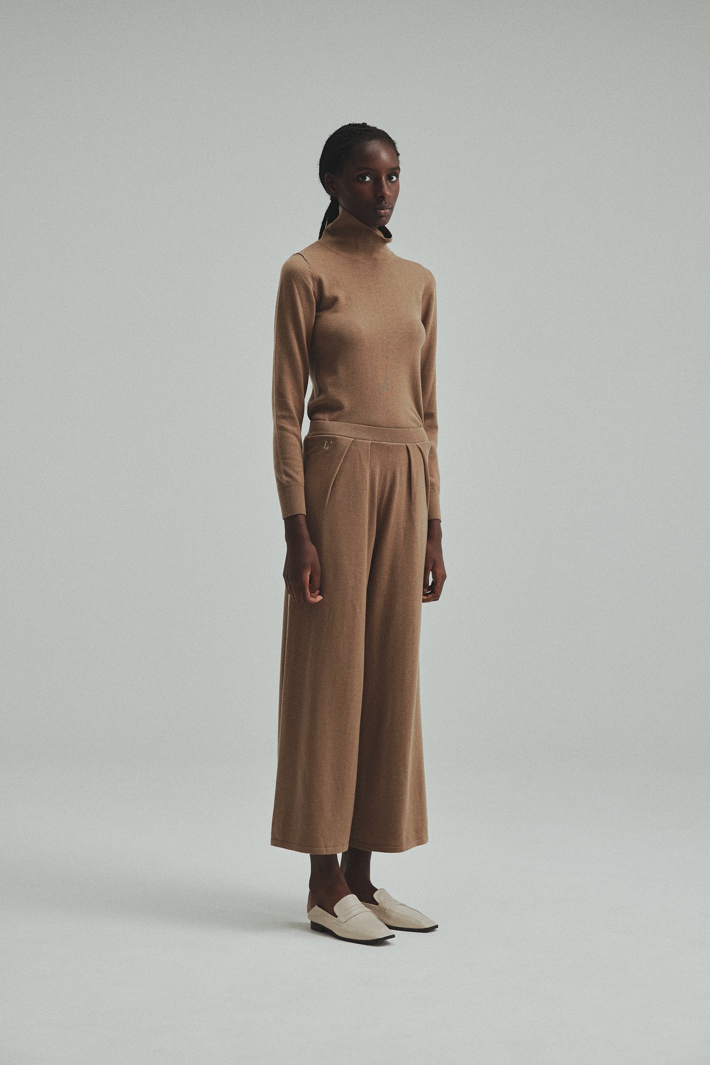 Wide knit Pants