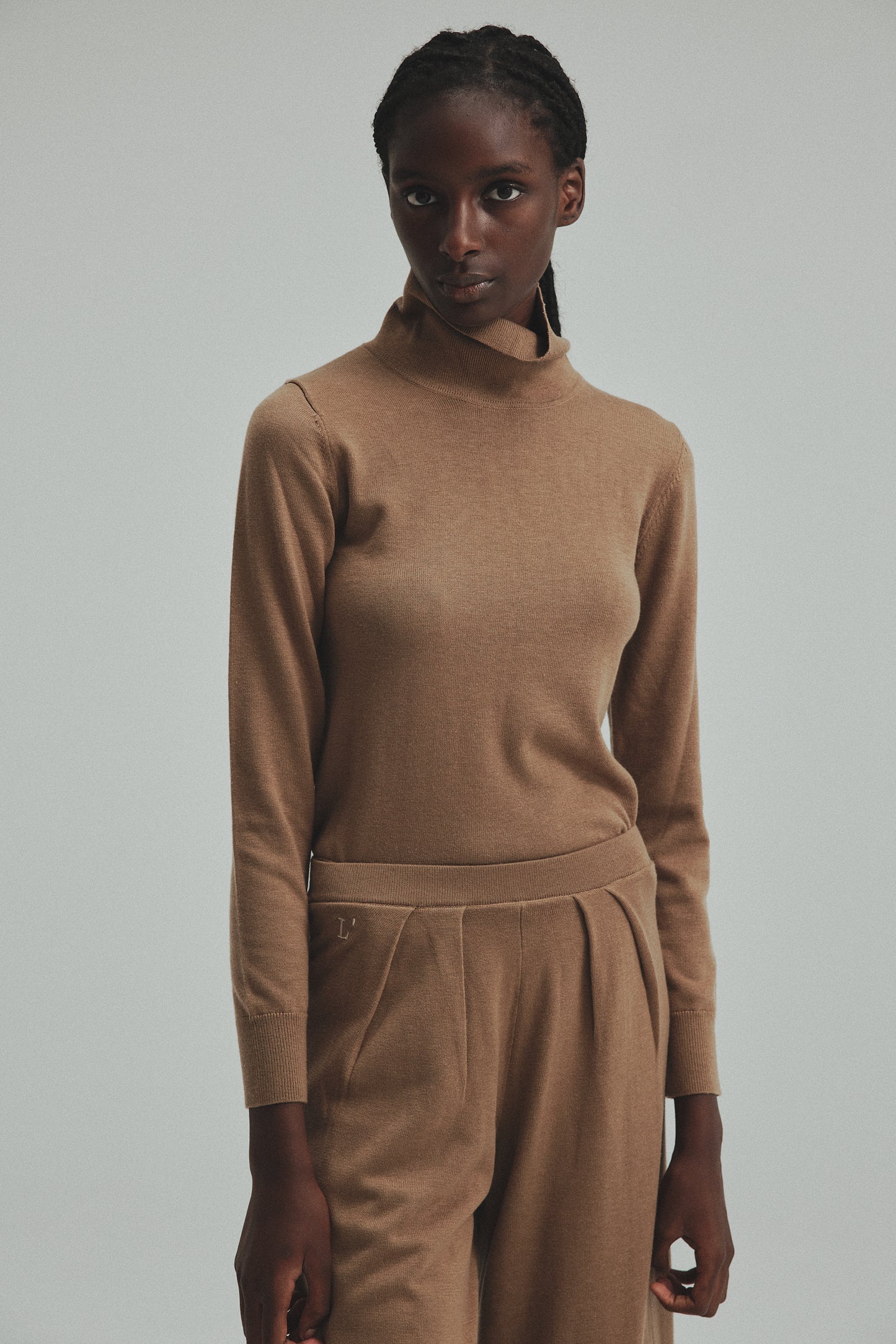 Wide knit Pants