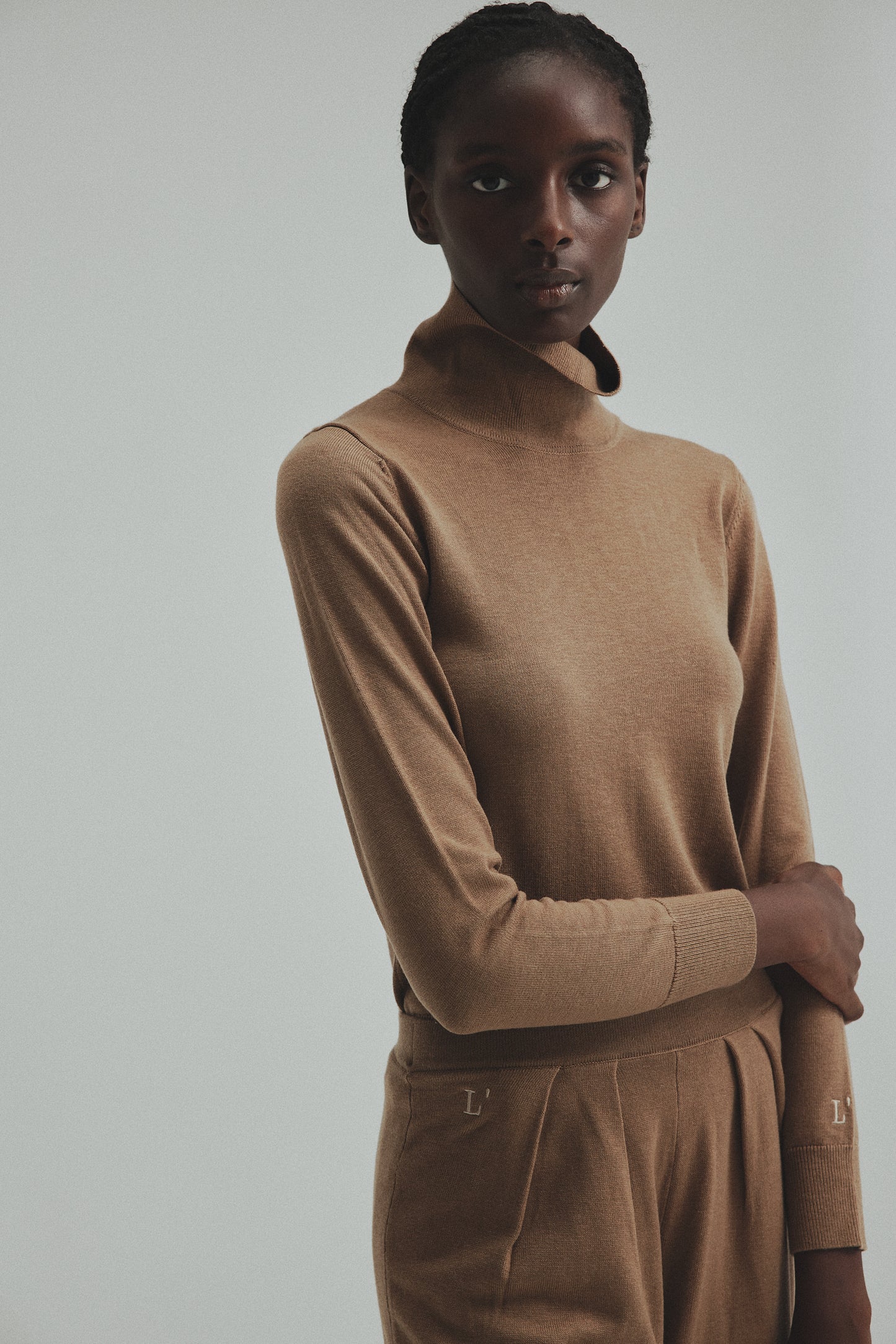 Wide knit Pants