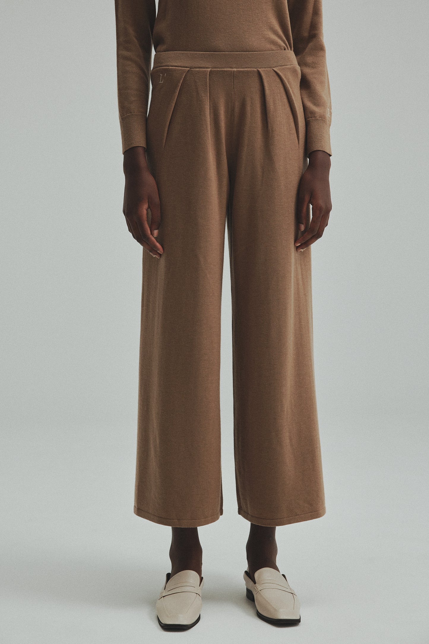 Wide knit Pants