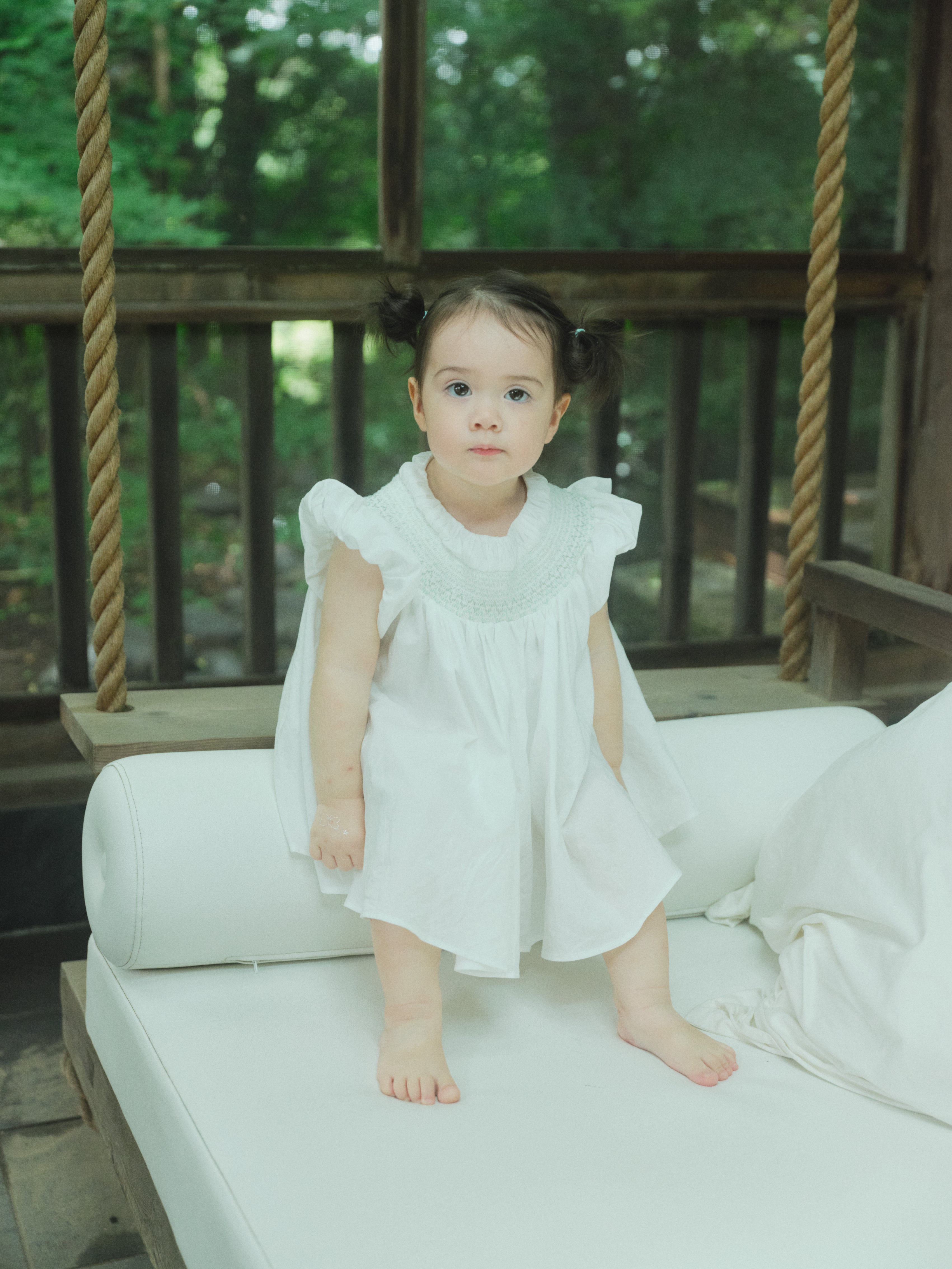 Rainbow Smocking Dress