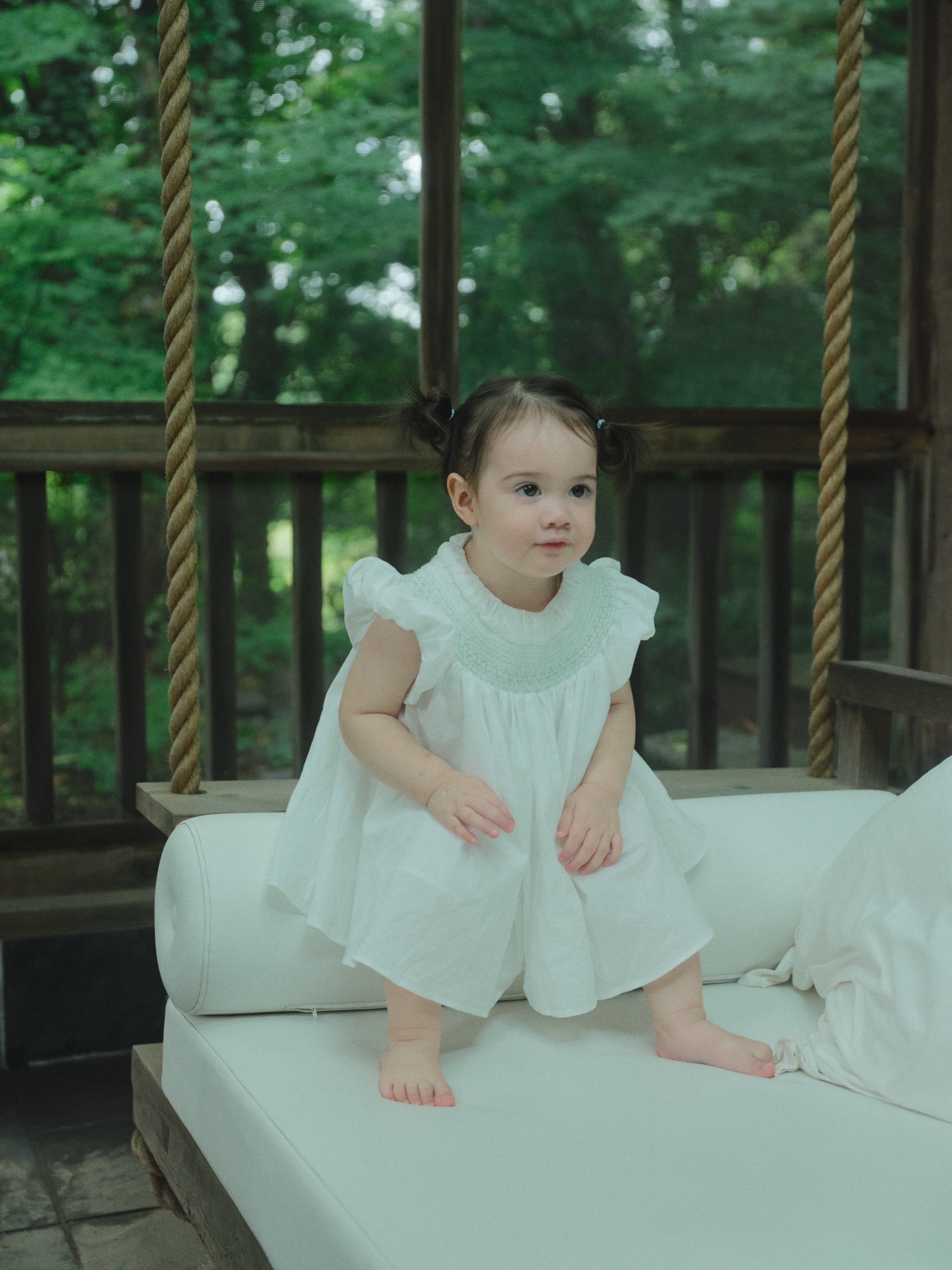 Rainbow Smocking Dress